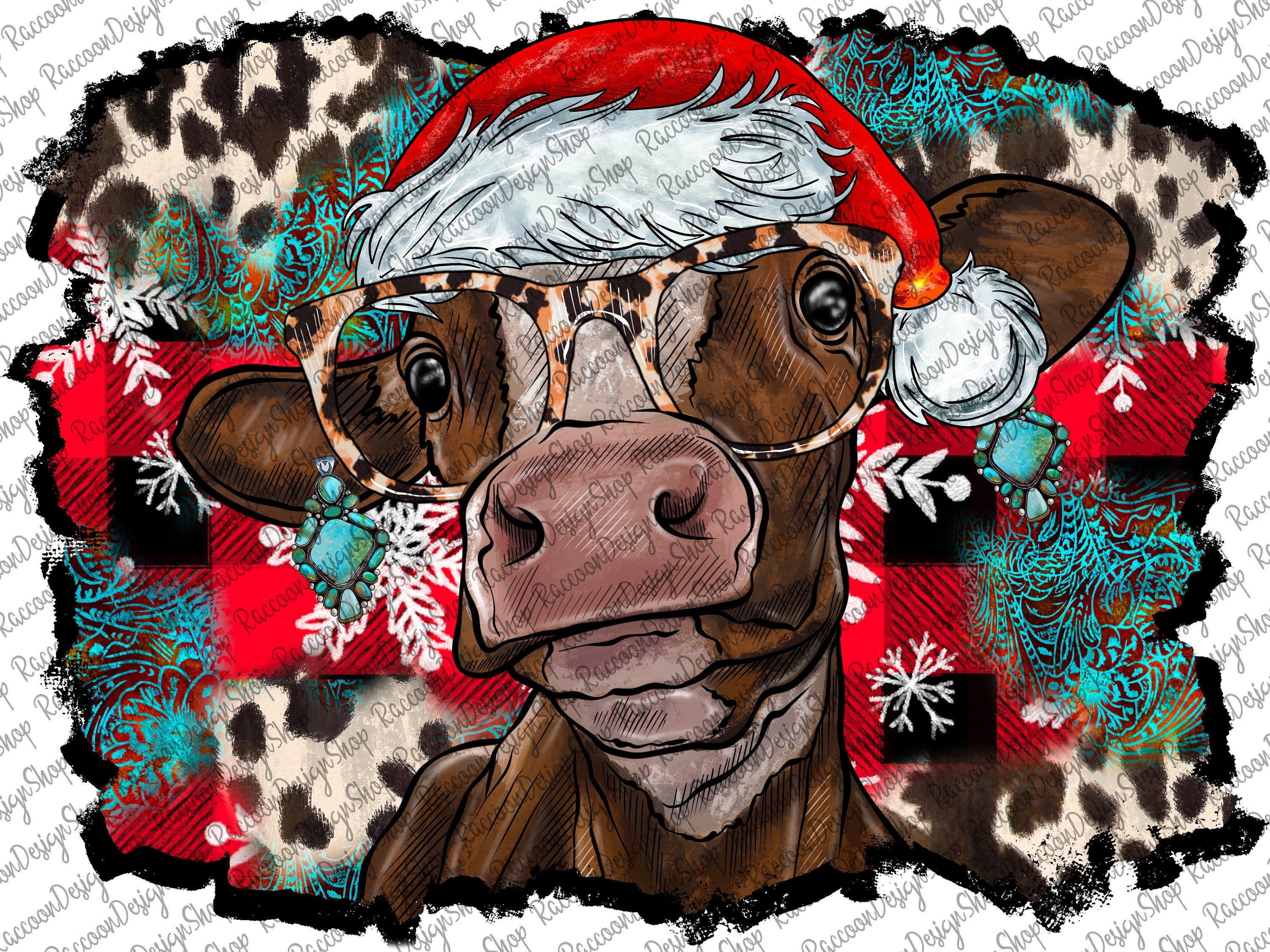 Christmas Cow, Cow Png, Mooey Christmas, Sublimation Design, Sublimation, Cow PNG, Sublimation Designs Dowland, Cow Christmas Png