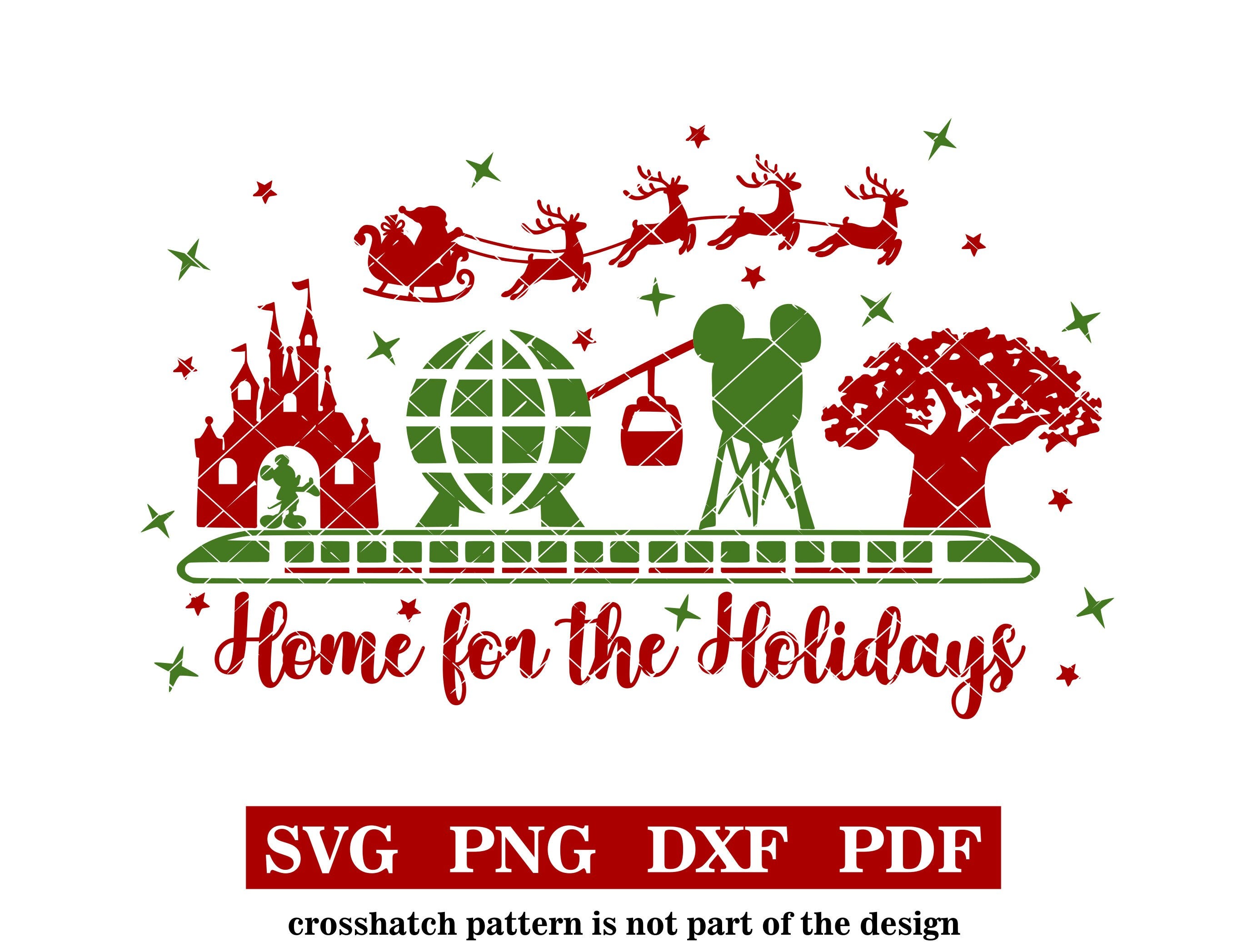 Home for the Holidays, DIY tshirt design, theme park vacation, svg-png-dxf-pdf