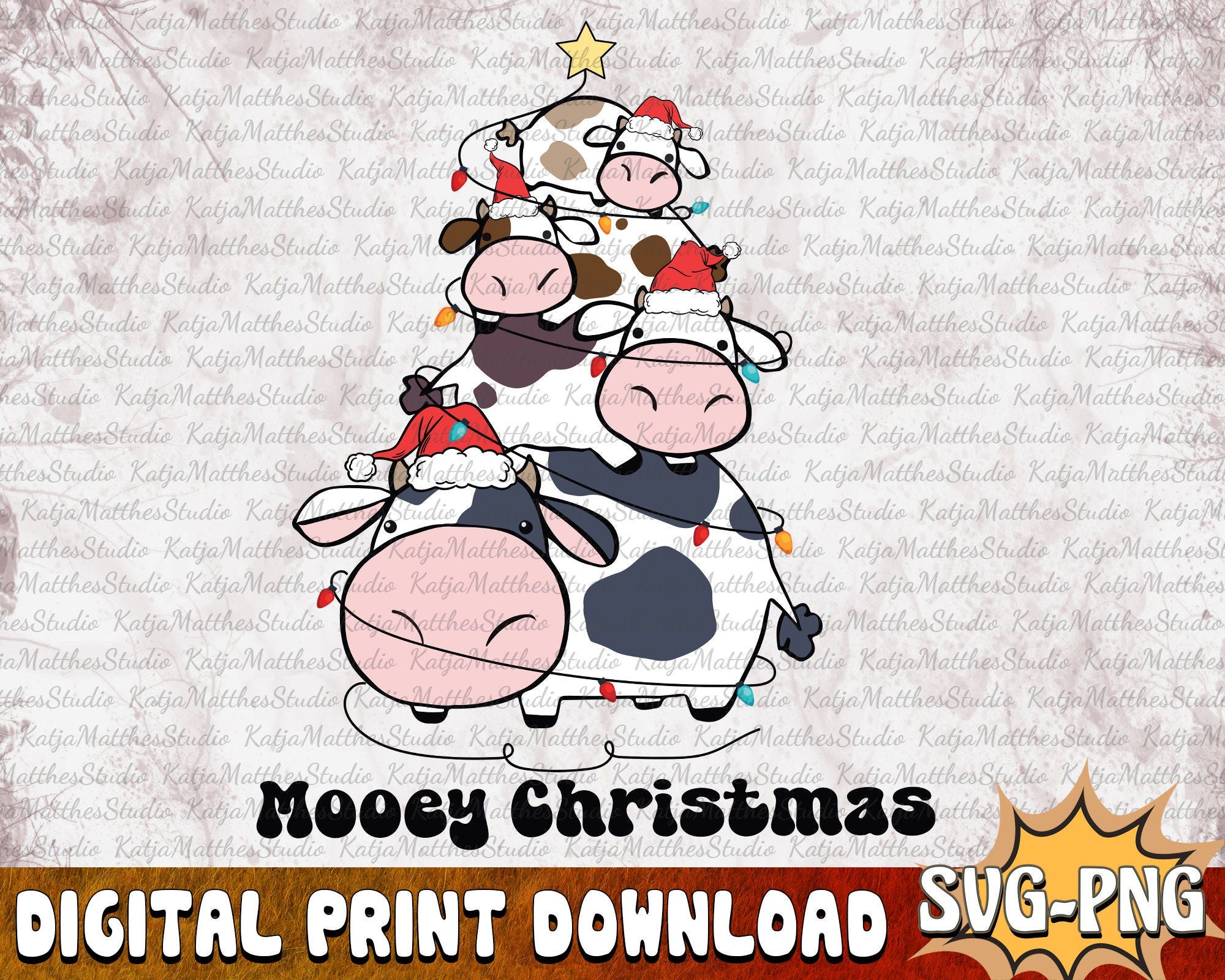 Mooey christmas tree svg, Mooey christmas png, Christmas cow svg, Mooey christmas shirt, Christmas cow clipart, png, Western christmas png