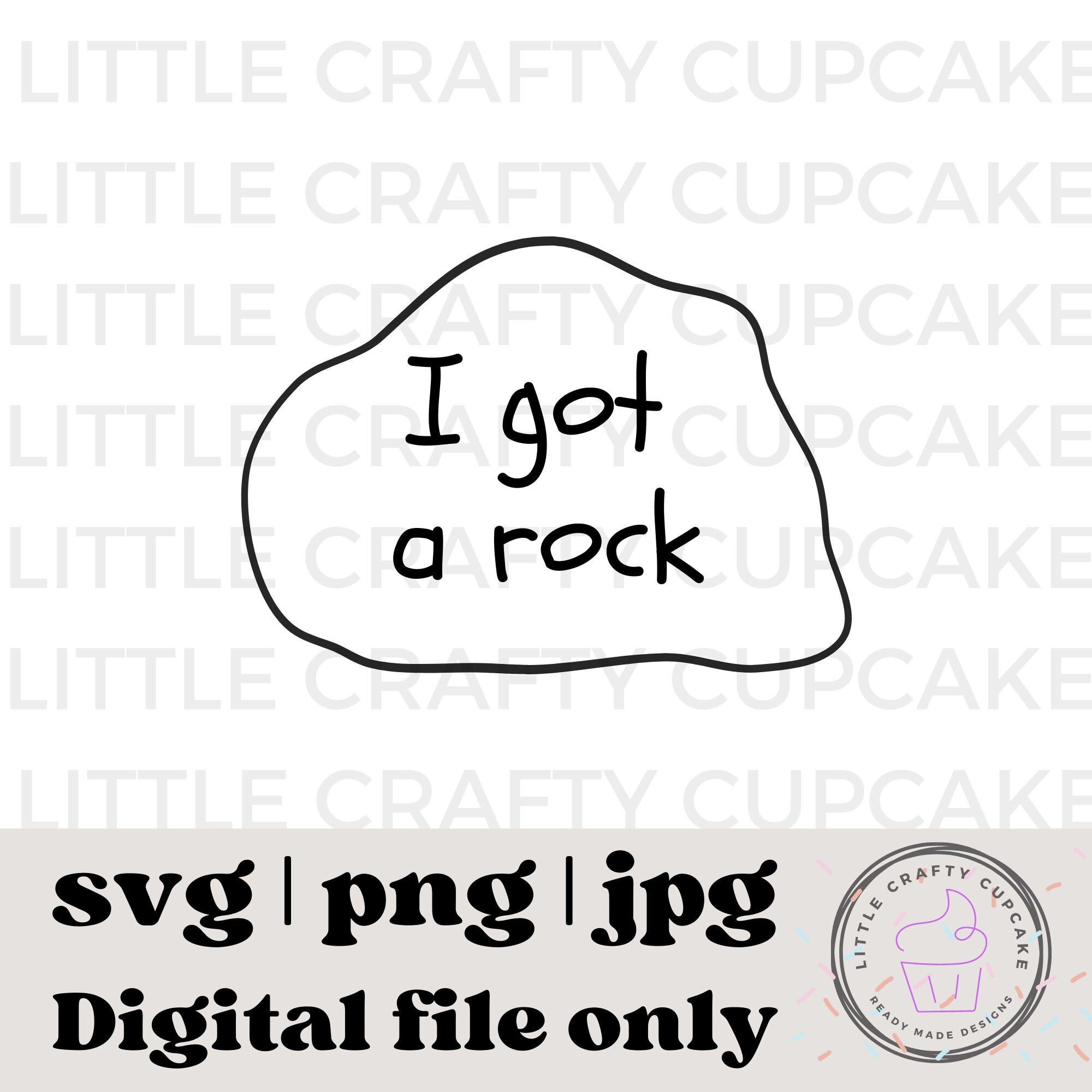 I Got a Rock SVG | Halloween SVG