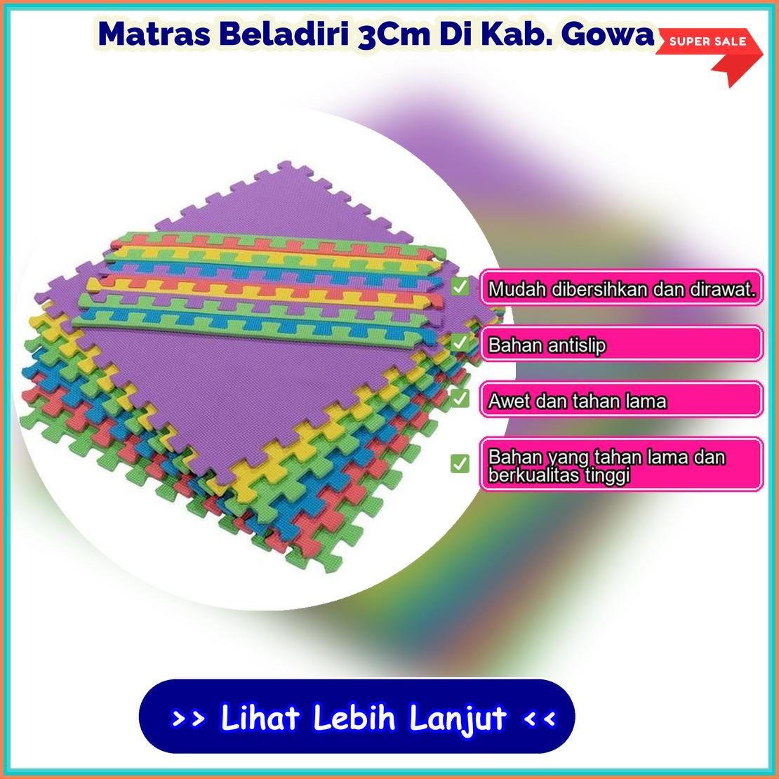 Matras Beladiri 3Cm Di Kab Gowa