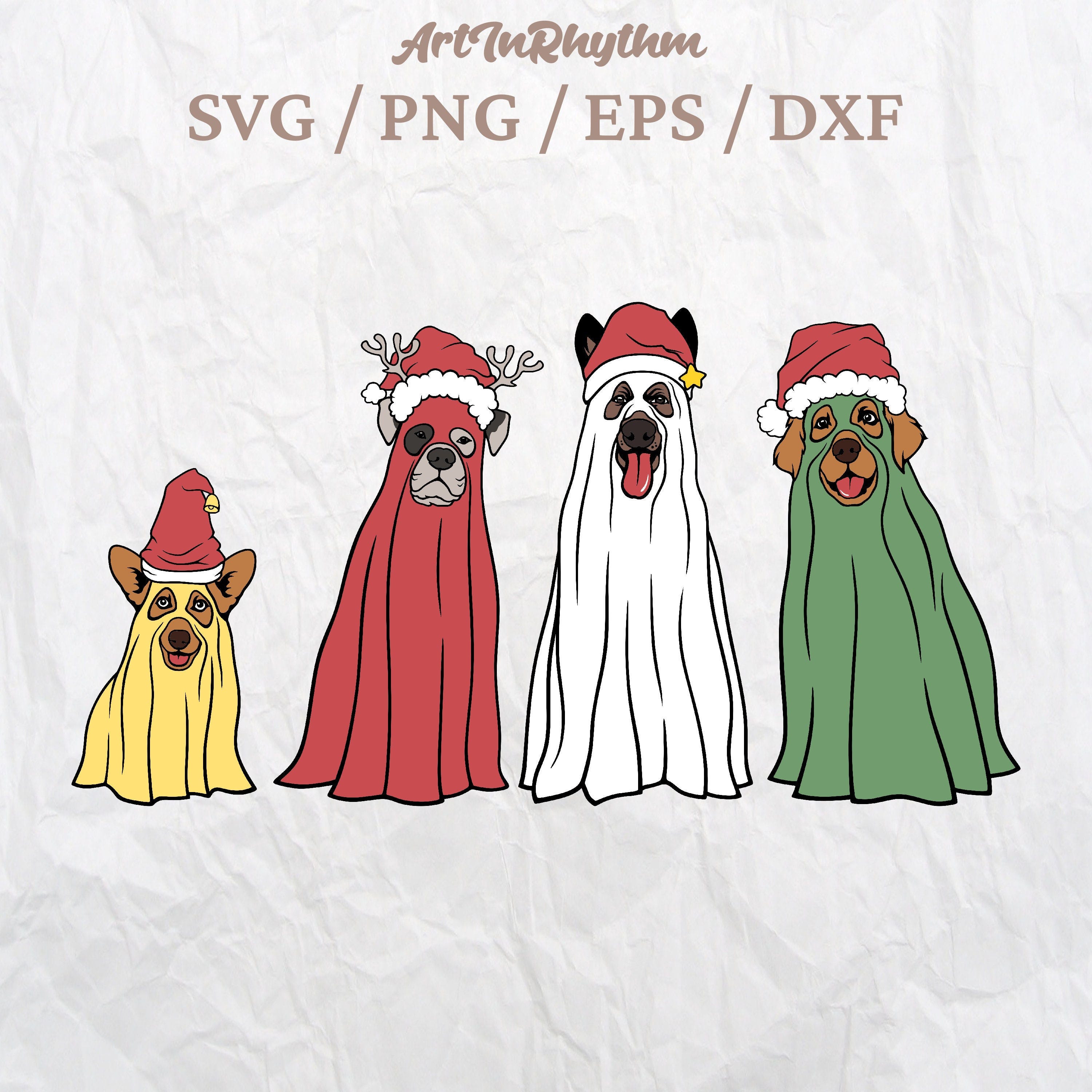 Christmas Dogs Svg, Christmas Svg, Dogs Svg, Merry Christmas Svg, Dog Cliparts, Christmas Decor, Christmas Svg Files, Christmas Svg Bundle