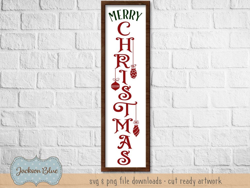 Merry Christmas svg.  Christmas svg cut file.  Rustic holiday porch sign design.  Farmhouse Christmas clipart.  Rustic christmas svg.
