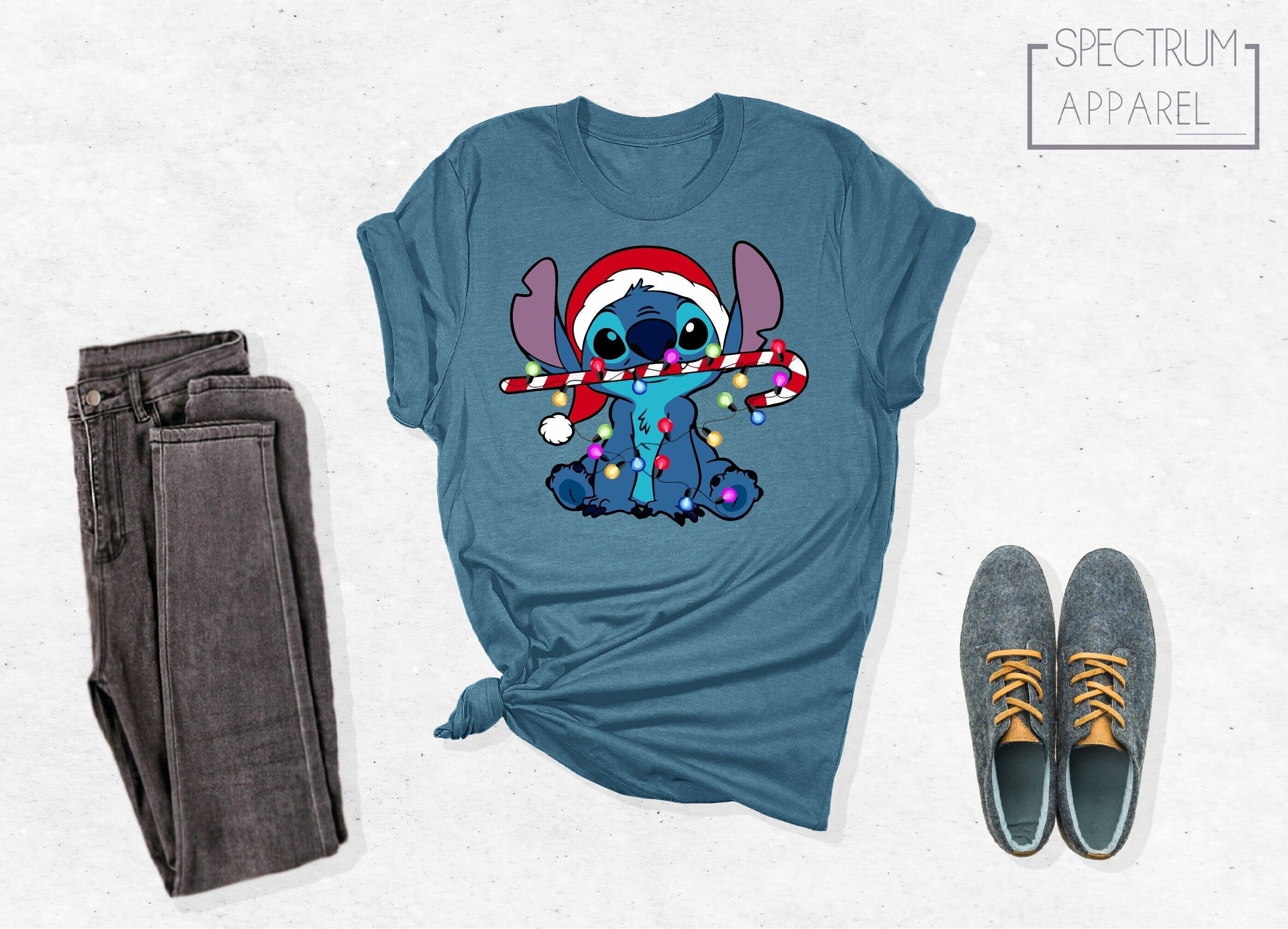 Lilo And Stitch Shirt, Lilo And Stitch Christmas, Stitch Shirt, Disney Christmas Shirt, Disney Shirt, Christmas Shirt, Christmas Gift