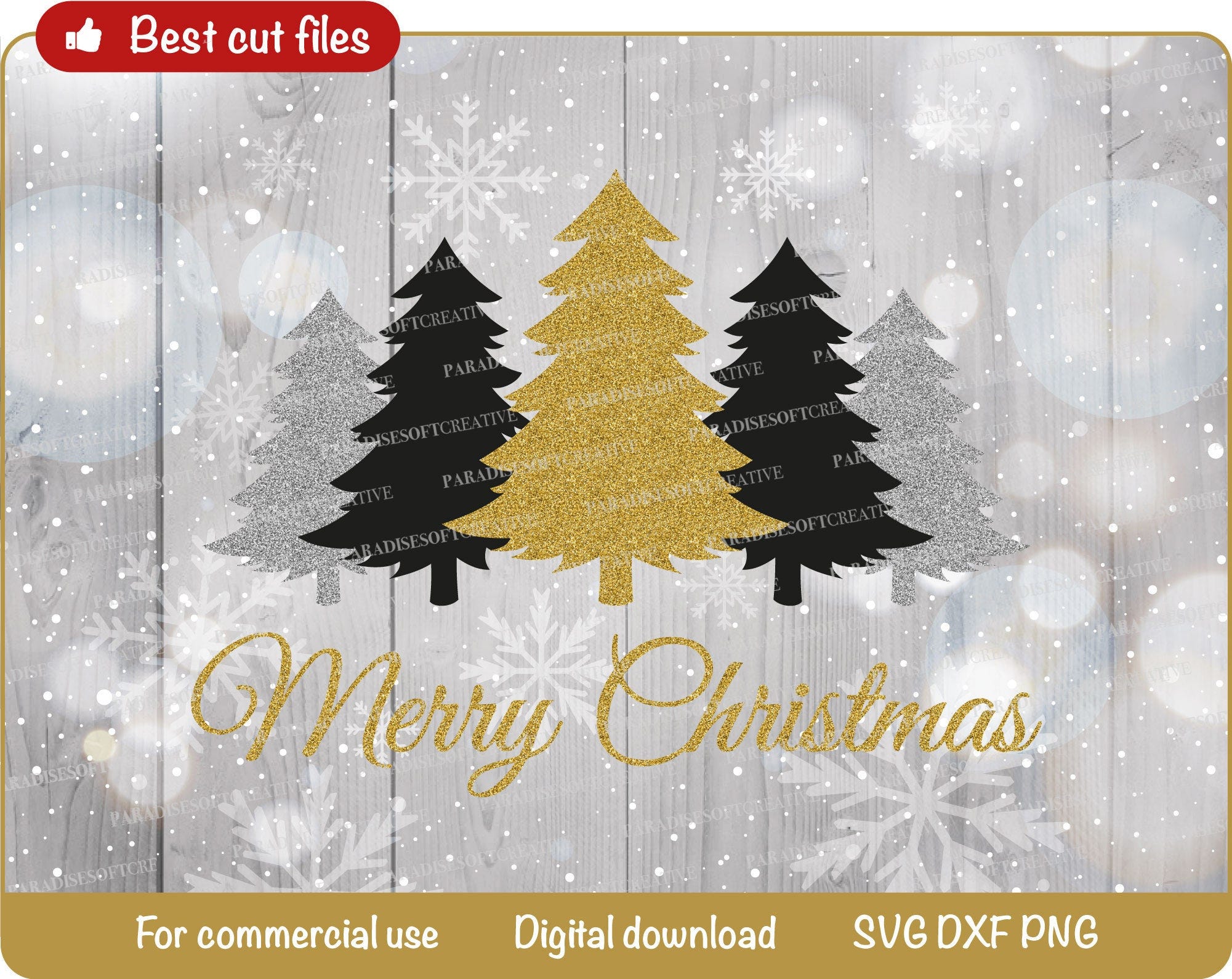 Merry Christmas SVG , Christmas Tree SVG , Christmas Fir Forest Svg , Christmas Tree DXF, Winter svg, Fir Forest dxf, Cricut, Digital file
