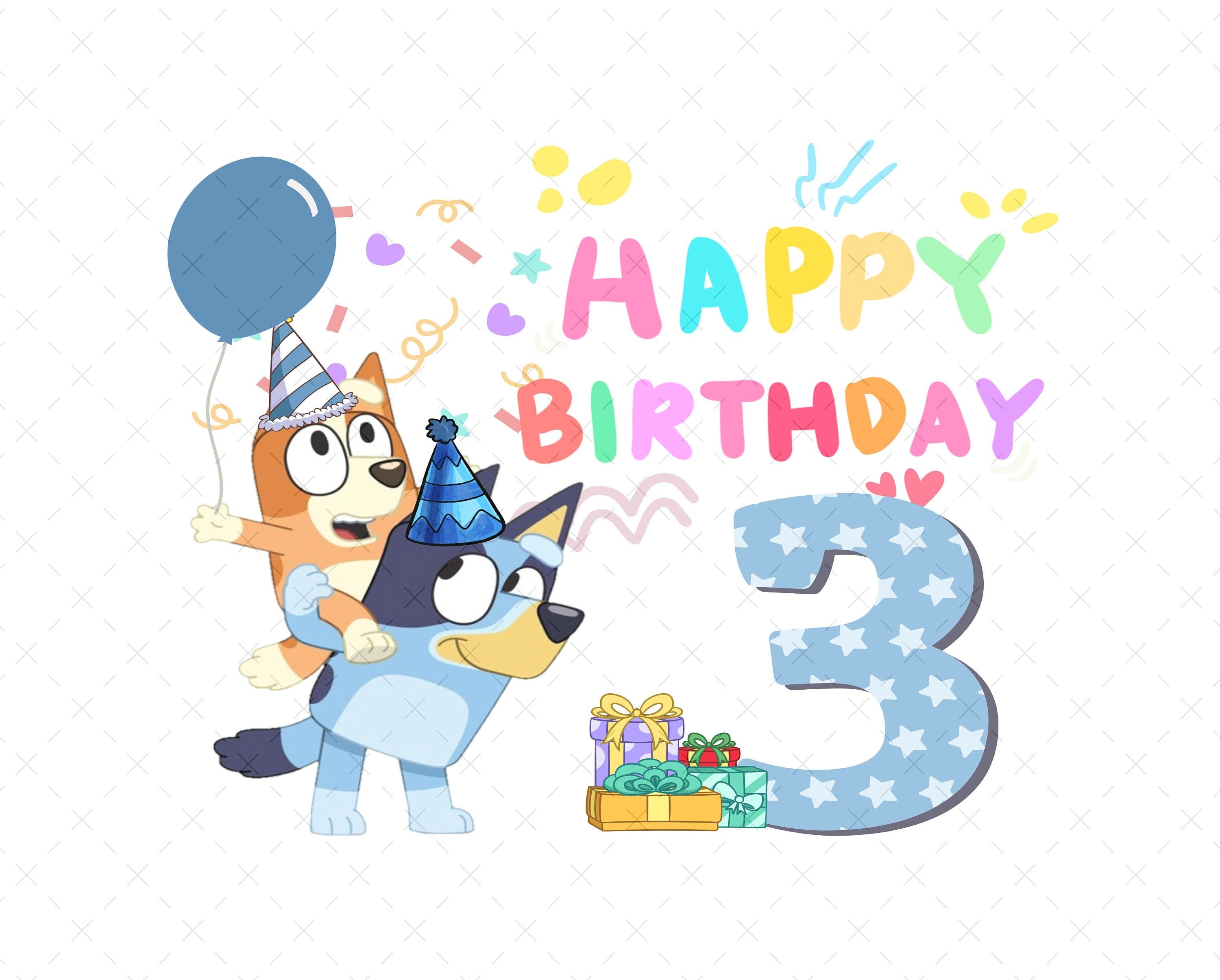 Bluey Birthday Boy PNG, Birthday Boy Png, Bluey Png, Bluey Png File, Bluey Party Png, Bluey Family png, Bluey Dogs Png