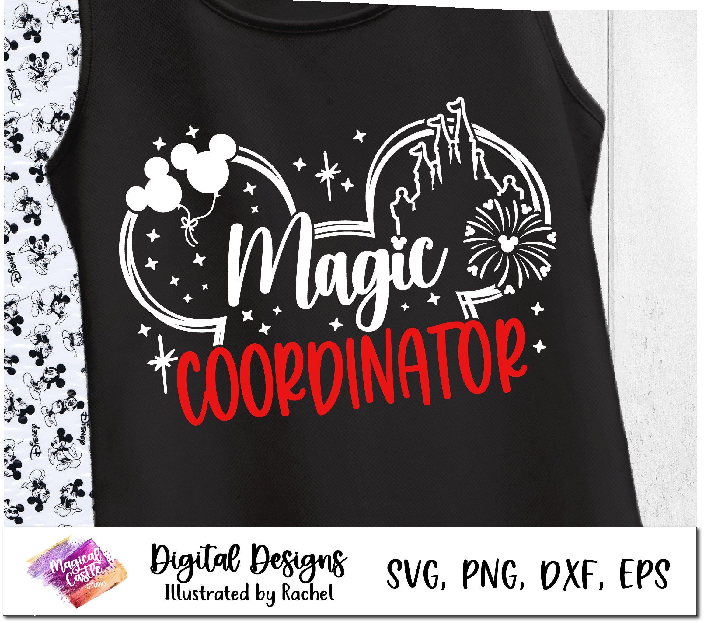 Magic Coordinator Svg, Magic Planner Svg, Family Vacation, Family Trip, Magical Kingdom Svg, Mouse Ear Svg, Magic Castle Svg Magic Vacation