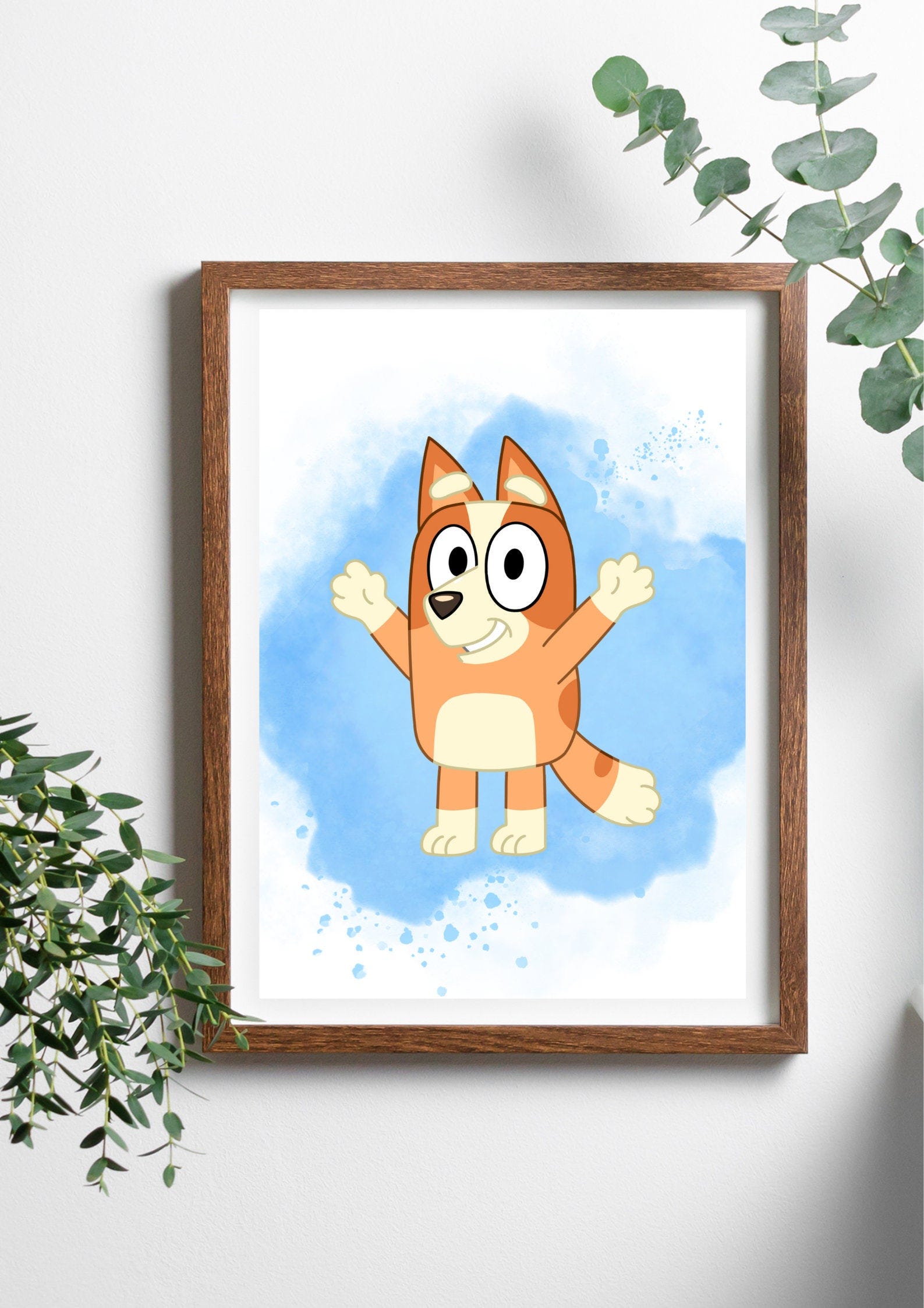 Bluey Bingo wall print