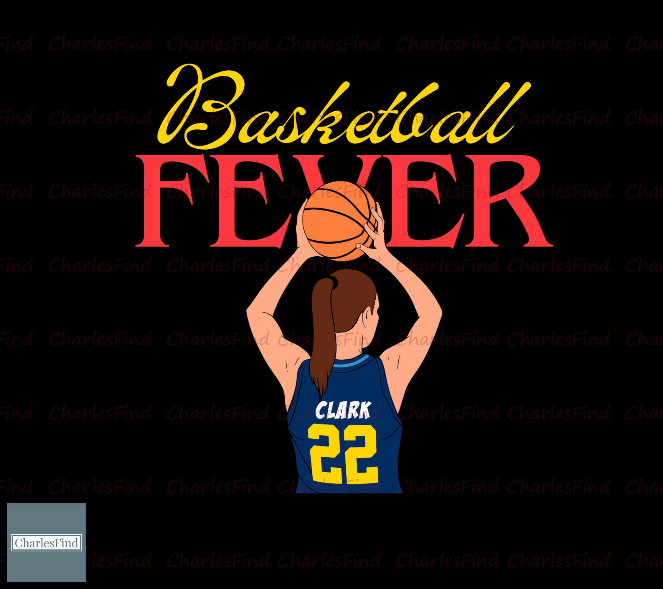 Indiana Basketball Fever Clark Svg Digtital Download