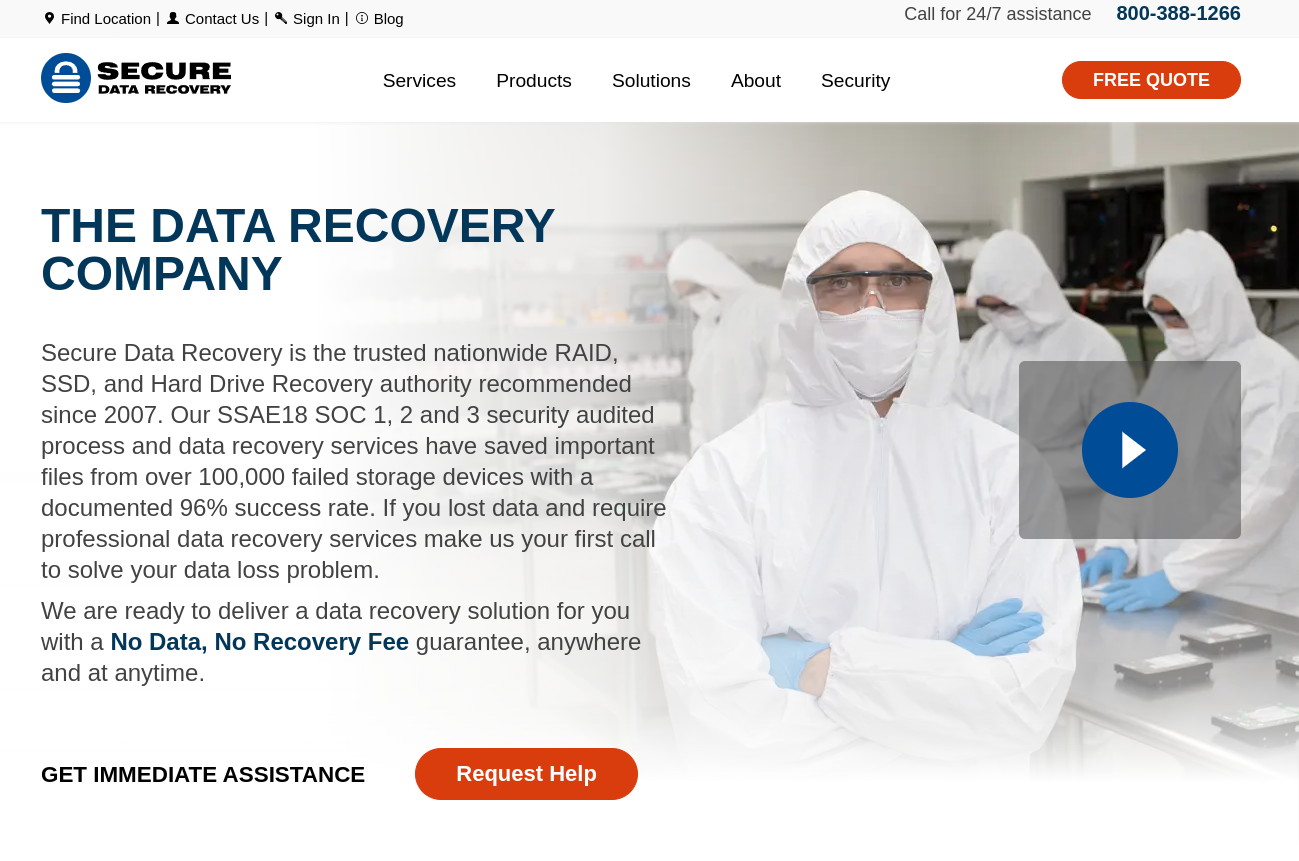 Secure Data Recovery image