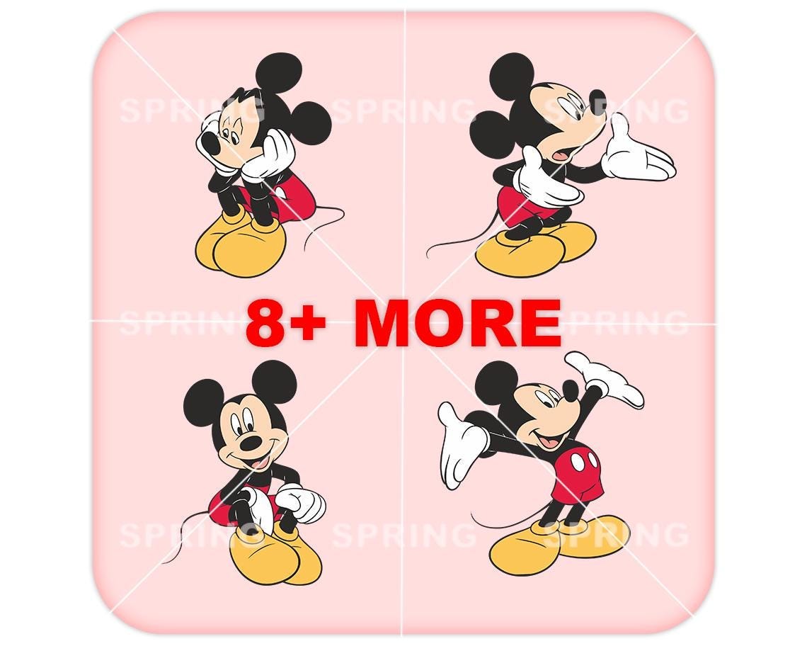 Mickey Mouse SVG Bundle Layered Head svg Birthday tshirt svg, Tumbler Mug svg files for Cricut Svg | Png | Dxf