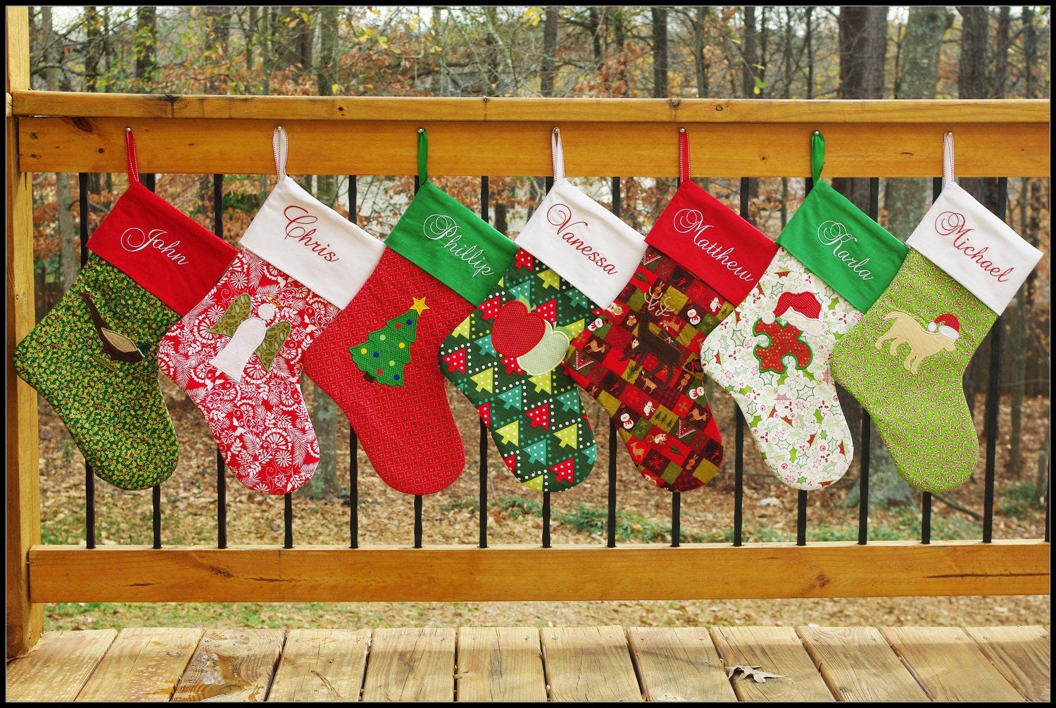 Christmas Stocking Sewing Patterns - Elf and Traditional - Downloadable Stocking Pattern PDF - Instant Download