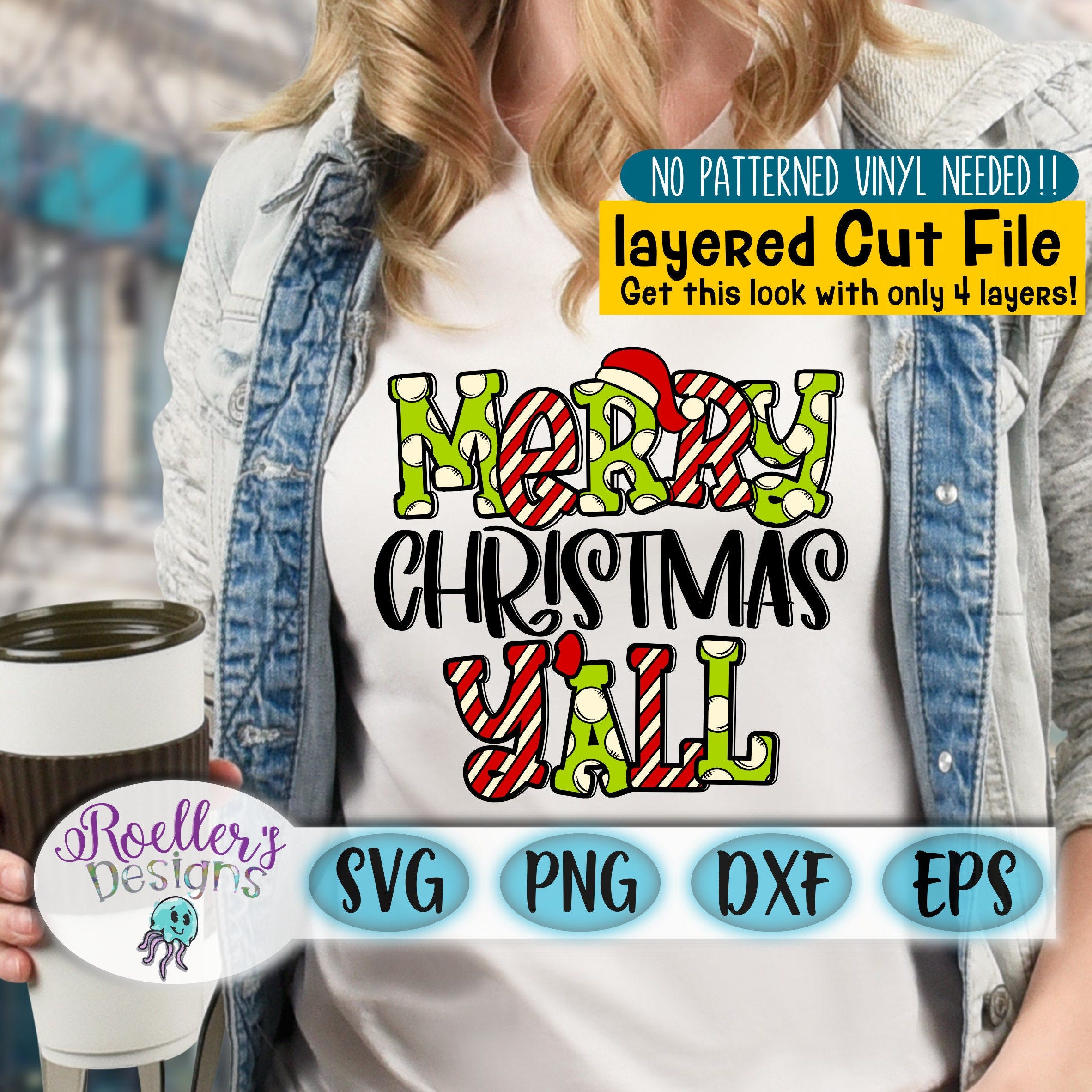 Christmas Svg, Merry Christmas Yall Svg, Santa Svg, Plaid Svg, Cricut, Layered, Cut File, SVG, Cricut Download, Shirt Design, Jesus, South