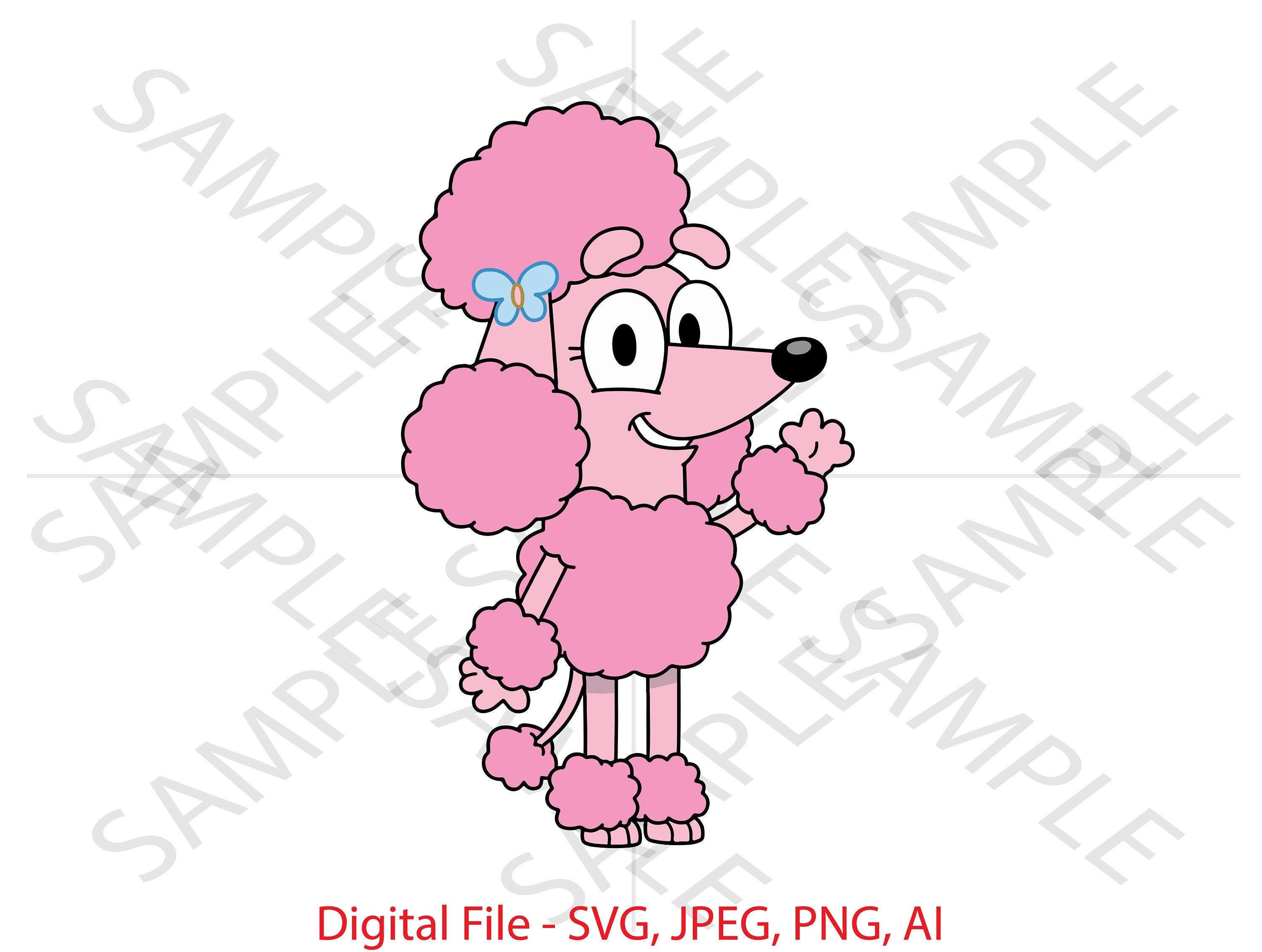 CoCo, CoCo Bluey, Bluey, Bluey SVG, CoCo Bluey Show, Cartoon, Vinyl Cutting, Cricut, Custom, Custom Bluey show, Bluey  PNG,