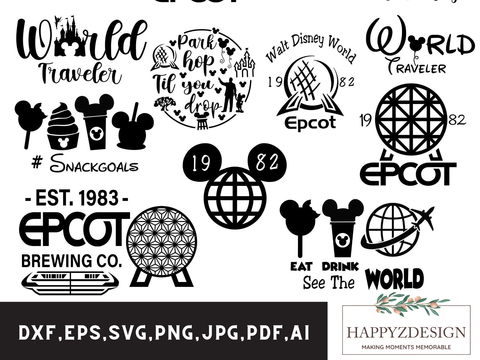 Epcot world traveler svg, Family vacation svg, Family trip svg, Girls trip svg, Magical world vacation svg