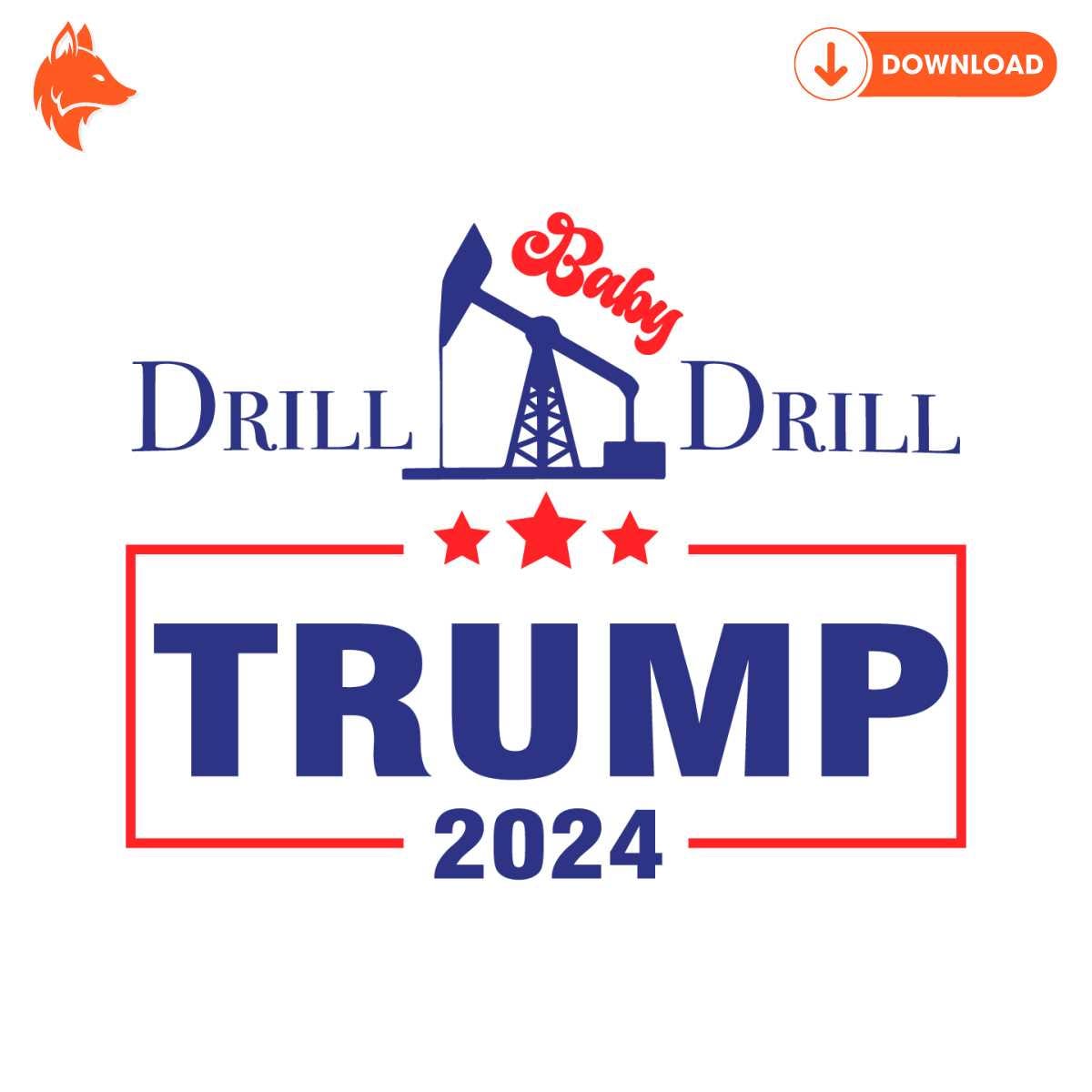 Free Drill Baby Drill Trump 2024 Stand With Trump SVG