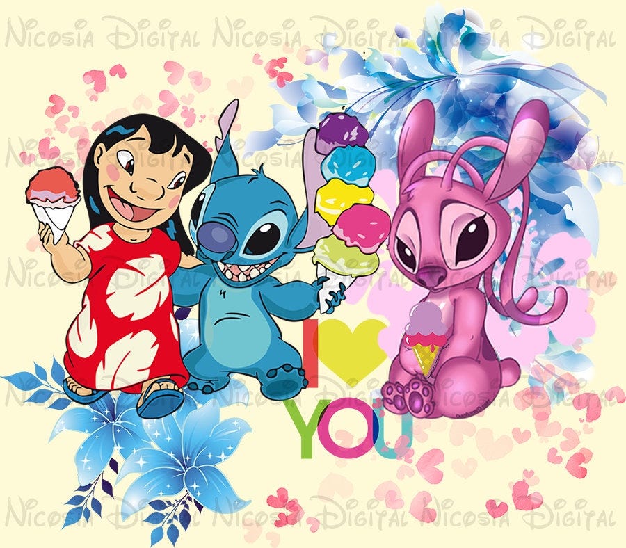 Stitch SVG - PNG File | Digital Cutting File | Anime Characters | Instant Download