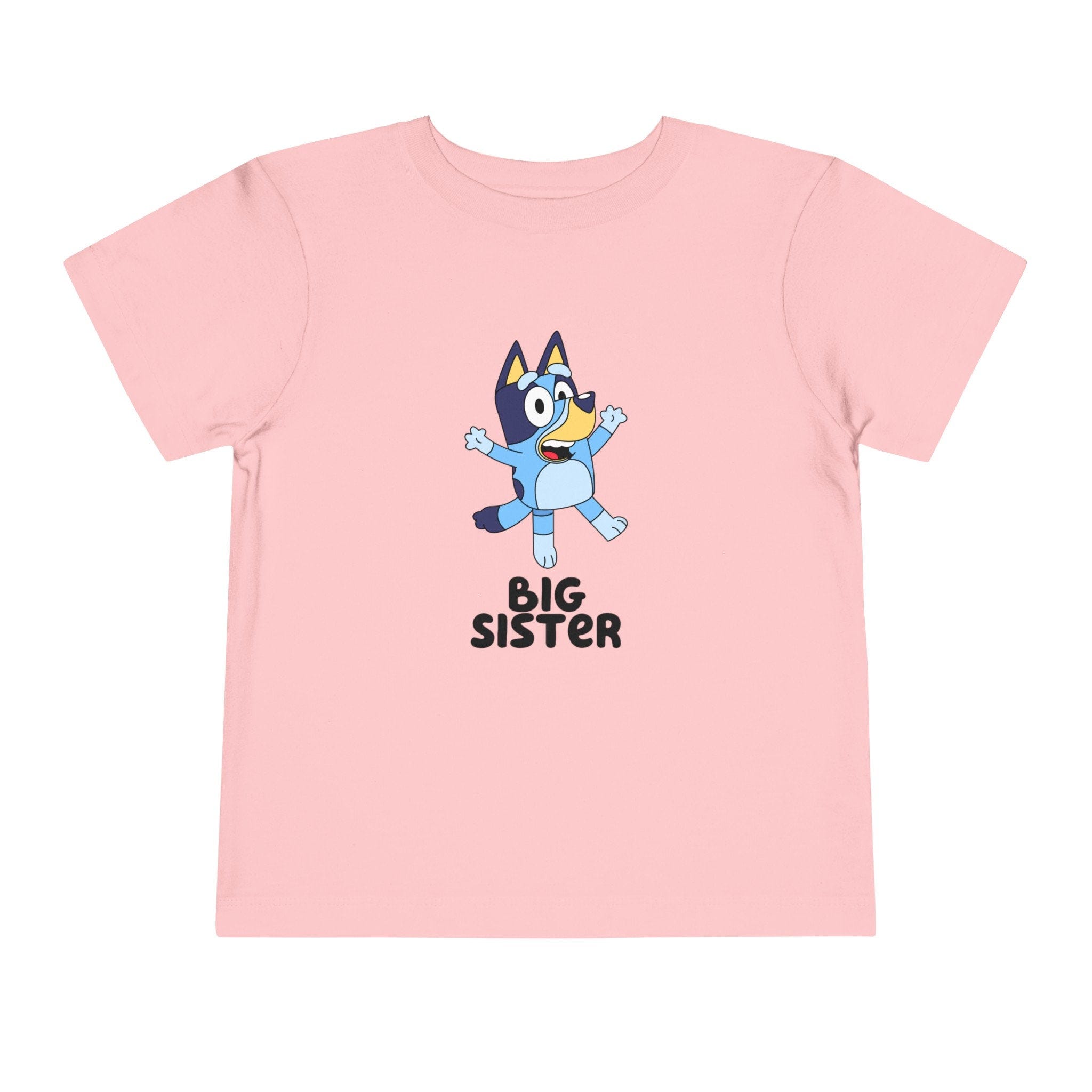 Bluey Big Sister, Bluey and Friends, Birthday, Dance Mode, Party, Bluey Gift -Toddler Short Sleeve Tee