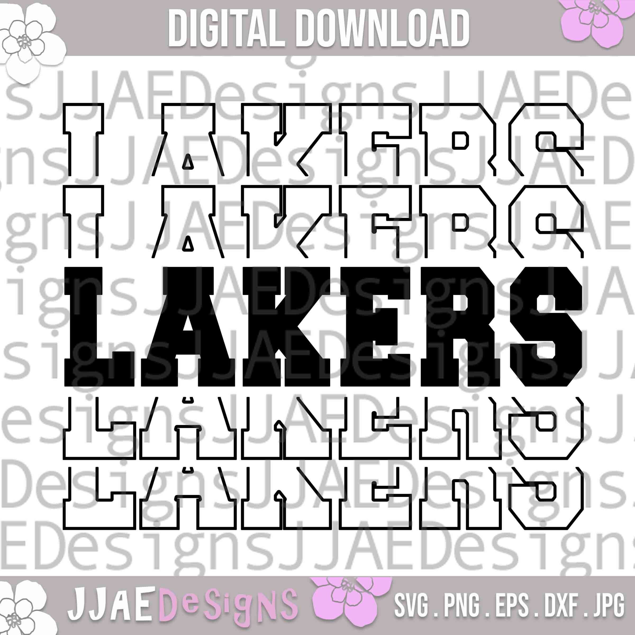 Lakers svg, school sports team shirt svg, school mascot svg, lakers school svg, lakers shirt svg, eps, dxf, png, jpg, lakers cut file