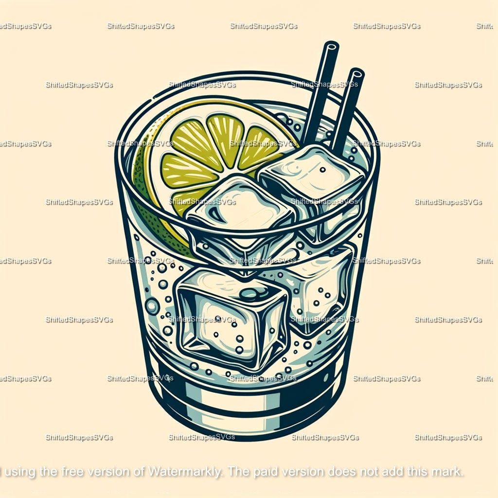 Gin and Tonic SVG bundle