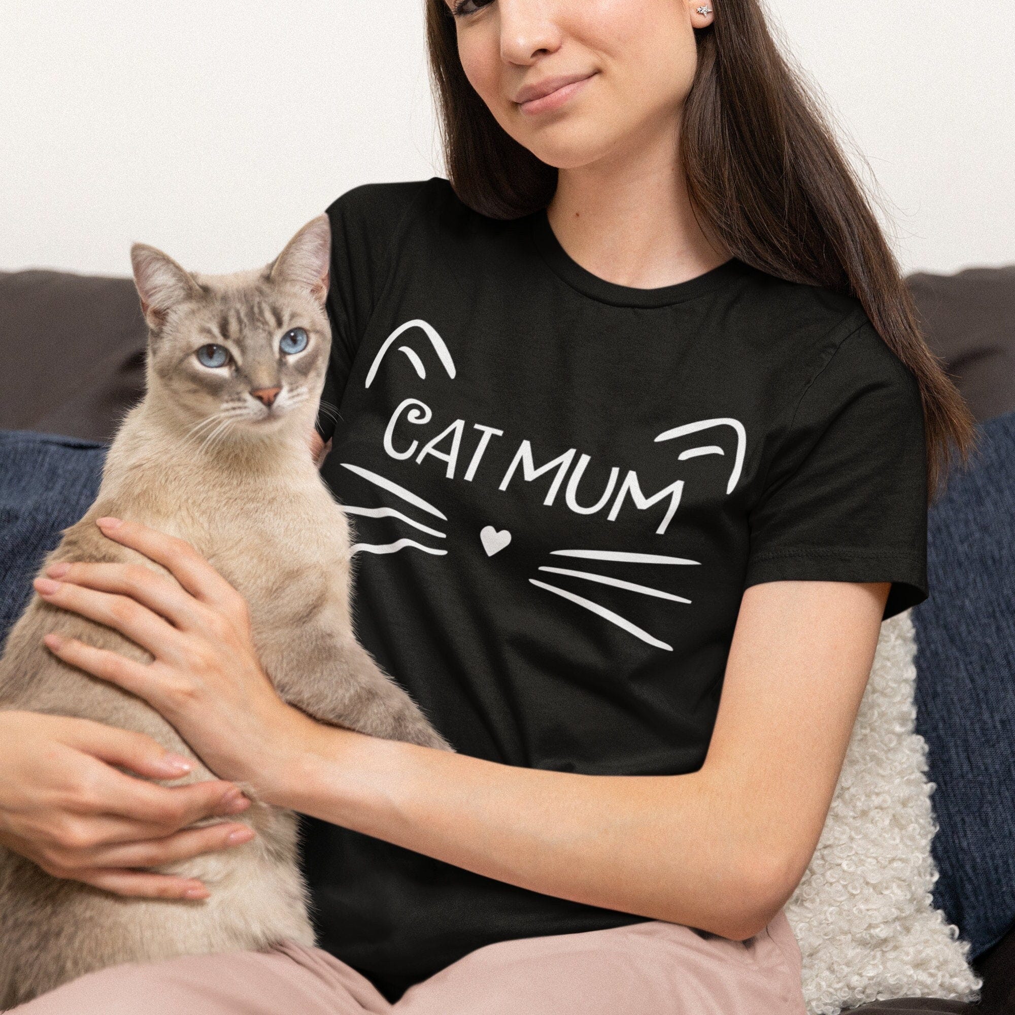 Cat Mum T-Shirt / Crazy Cat Lady, Cat Lover Gift, Gifts for her, Unique Gift Ideas, Cute Cat Tee,