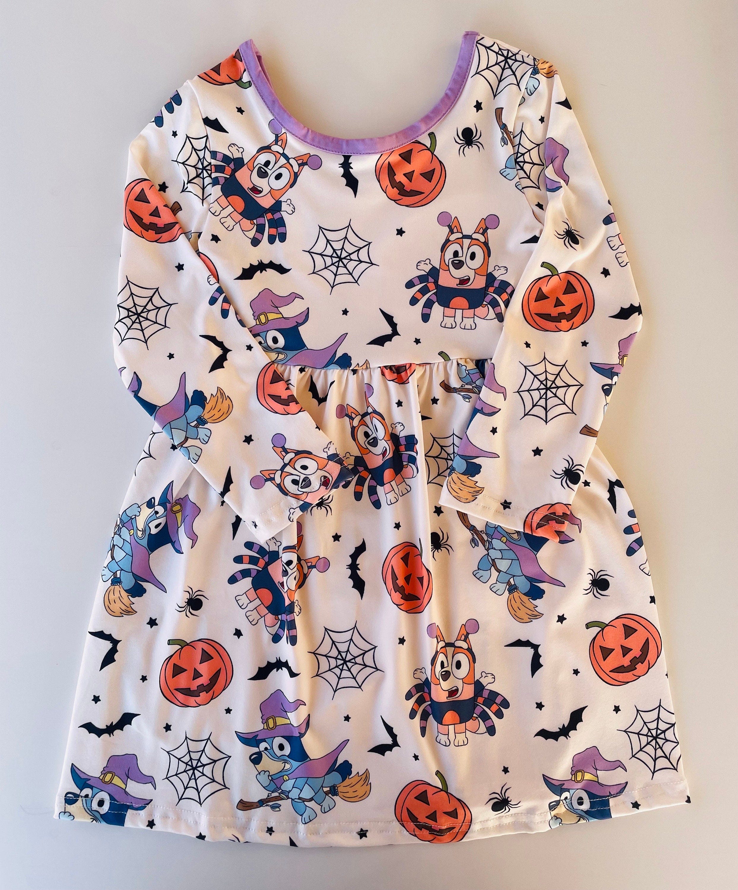 Bluey and Bingo Halloween Dress