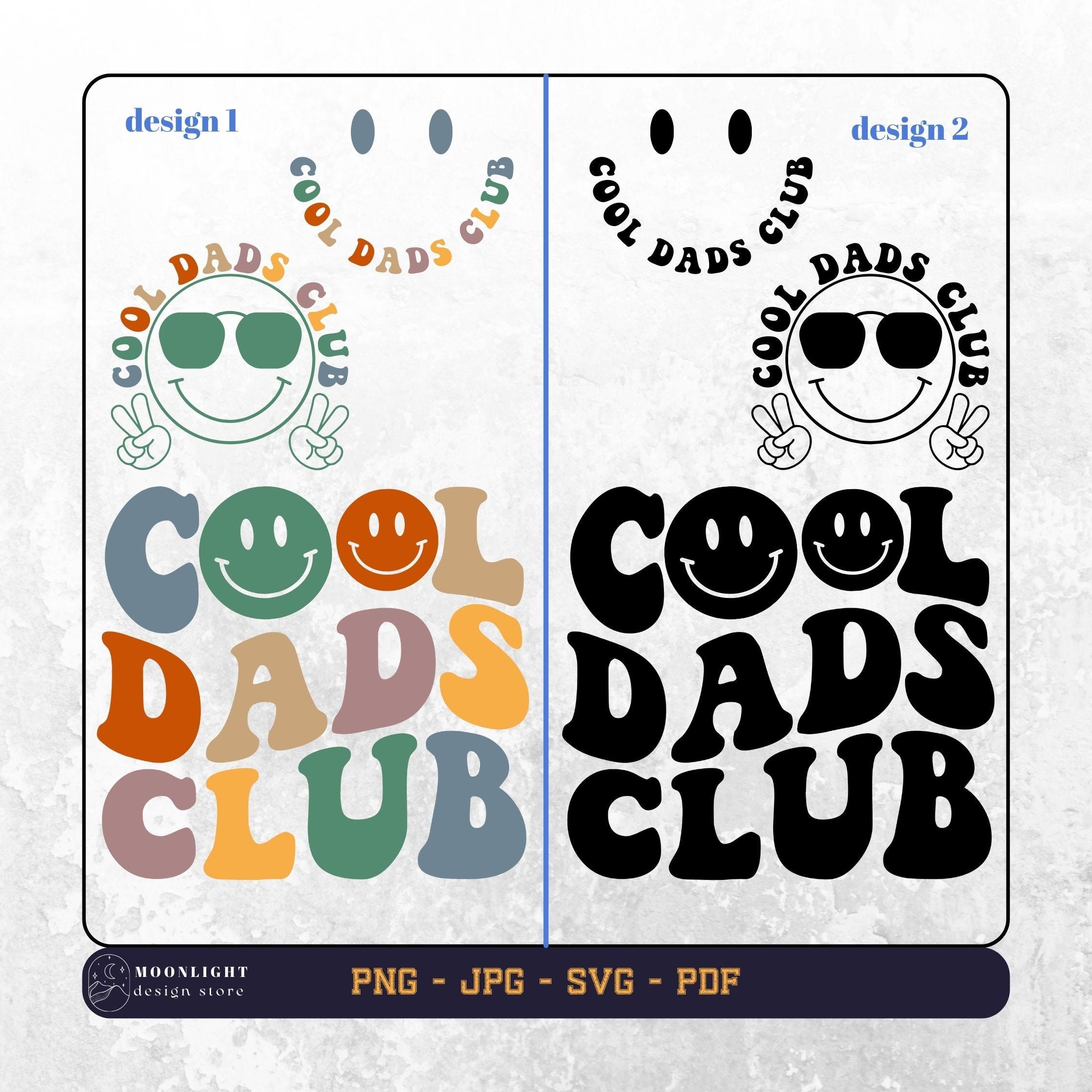 Cool Dads Club svg, Cool Dads Club png, Cool Dads Club Shirt Svg, Cool Dads Club Shirt Png, Funny Dads Svg, Dads Svg, Dad Wavy Text