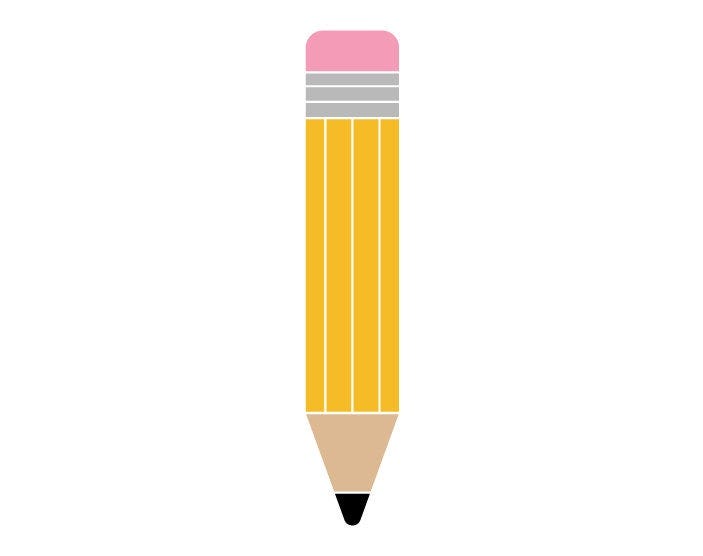 pencil svg, pencil png, dxf, cricut, silhouette, school pencil svg, cute pencil svg, school pencil clipart, pencil svg for tumbler, pencils