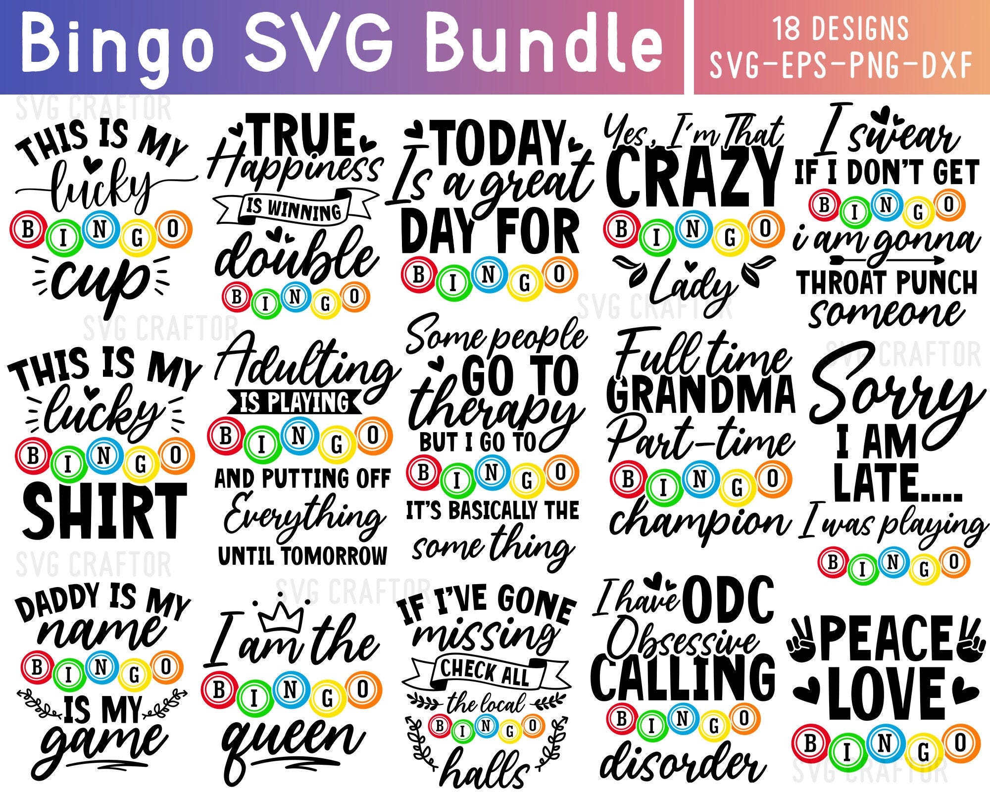 Bingo Svg Bundle, Bingo Design Bundle, Bingo Quotes SVG, Bingo Lady svg, Bingo Games svg, Bingo Queen svg, Bingo Cup svg, Bingo Shirt, Bingo