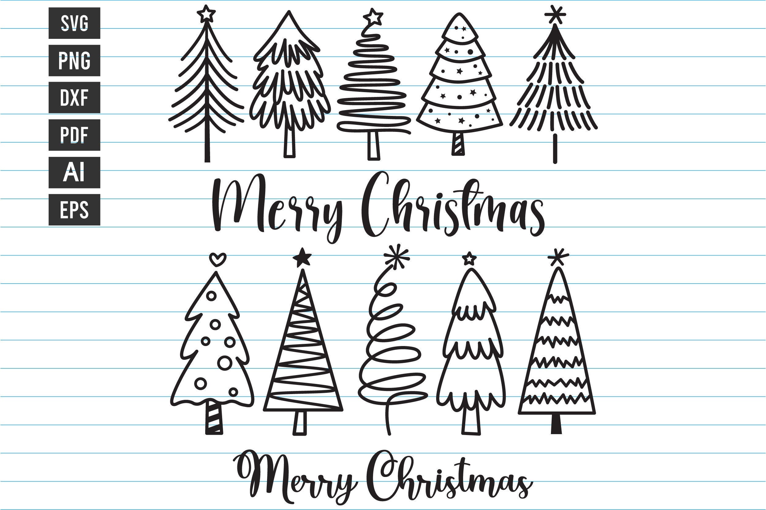 Christmas Tree Svg, Christmas Tree Svg Bundle, Christmas Tree Svg For Shirt, Christmas Clipart, Christmas Tree Png, Svg Files For Cricut.