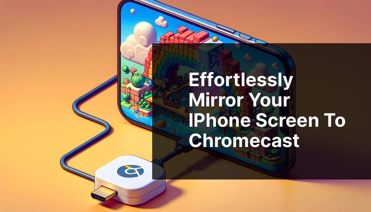 Effortlessly Mirror Your iPhone Screen to Chromecast