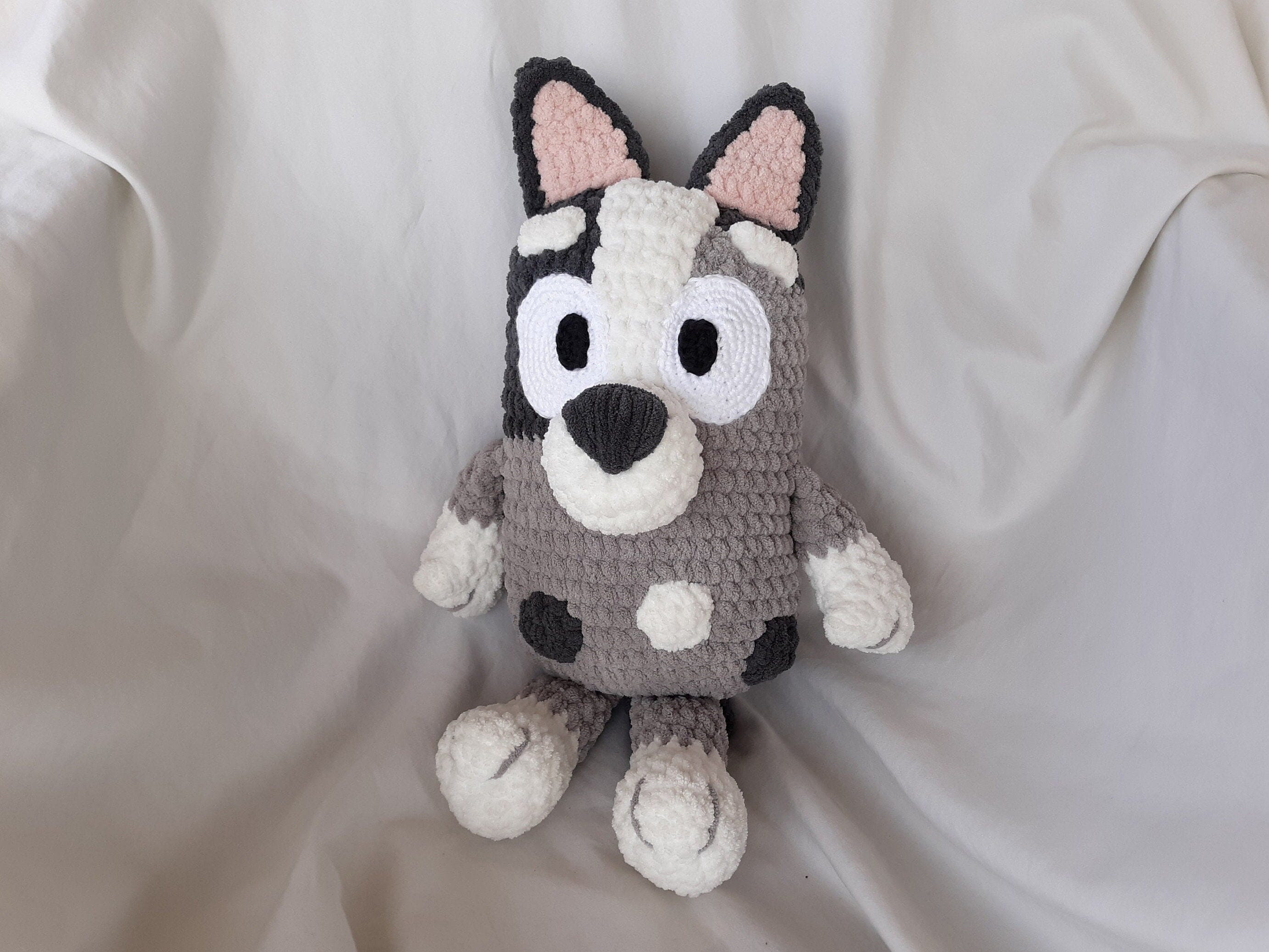 Grey Heeler Plush PDF Crochet Pattern