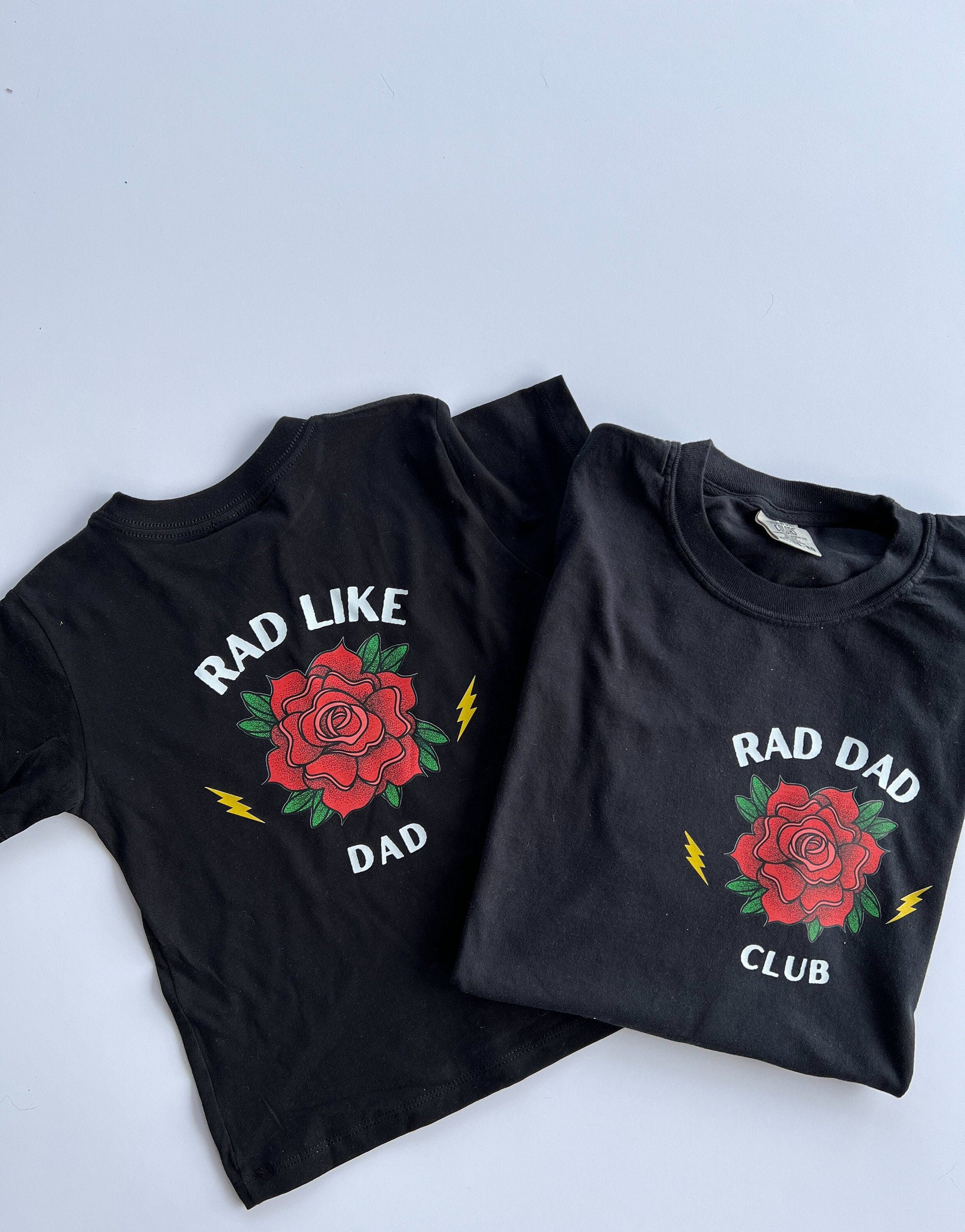 Rad Like Dad Shirt, Dad Son Matching Shirts, Trendy Toddler Boys Clothes, Toddler Boy Shirt, Rocker Toddler Shirt, Trendy Boys Clothes,