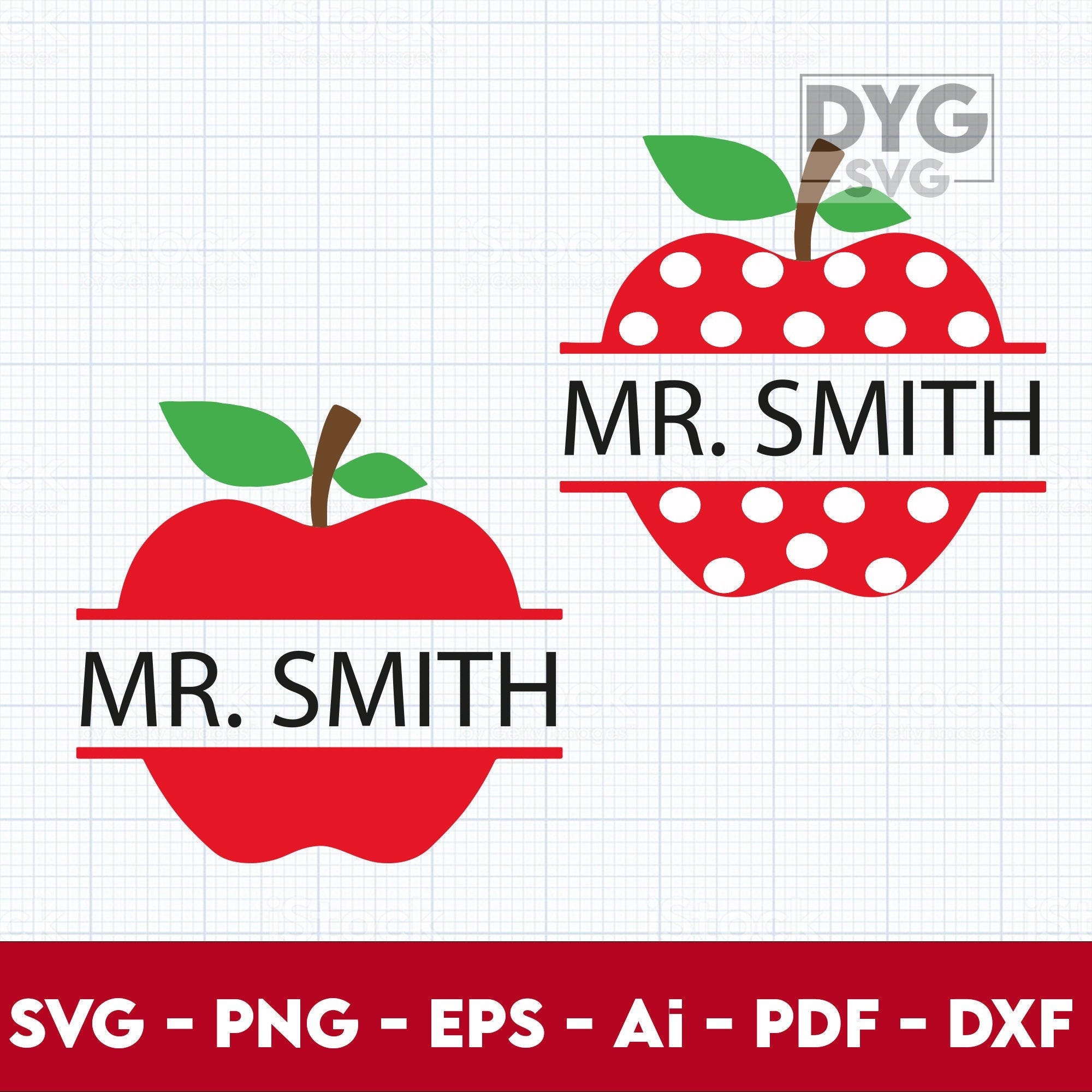 Apple SVG, Apple Name Frame SVG, Teacher SVG, Apple png, eps dxf,  Apple Cricut, Back to School svg, Fruit Svg - Digital Download