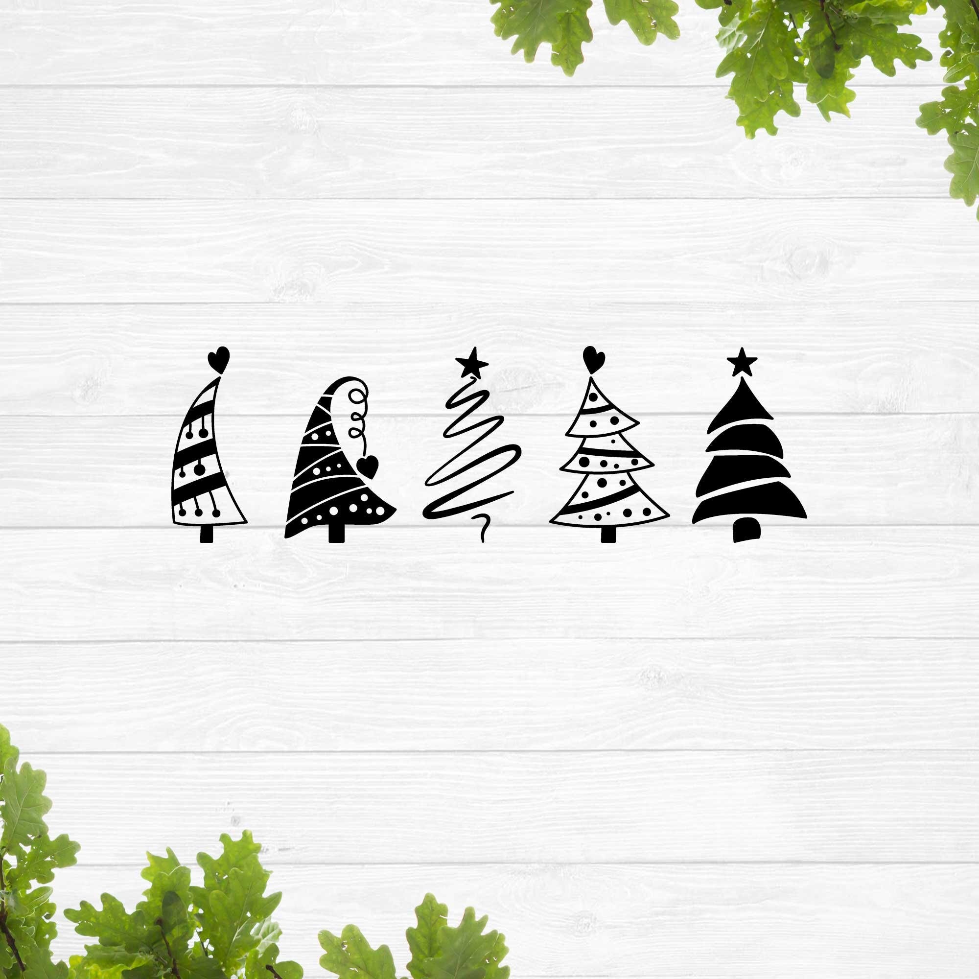 Christmas tree svg, Swirly Christmas tree svg, Whimsical Christmas tree svg, Fancy Christmas tree svg