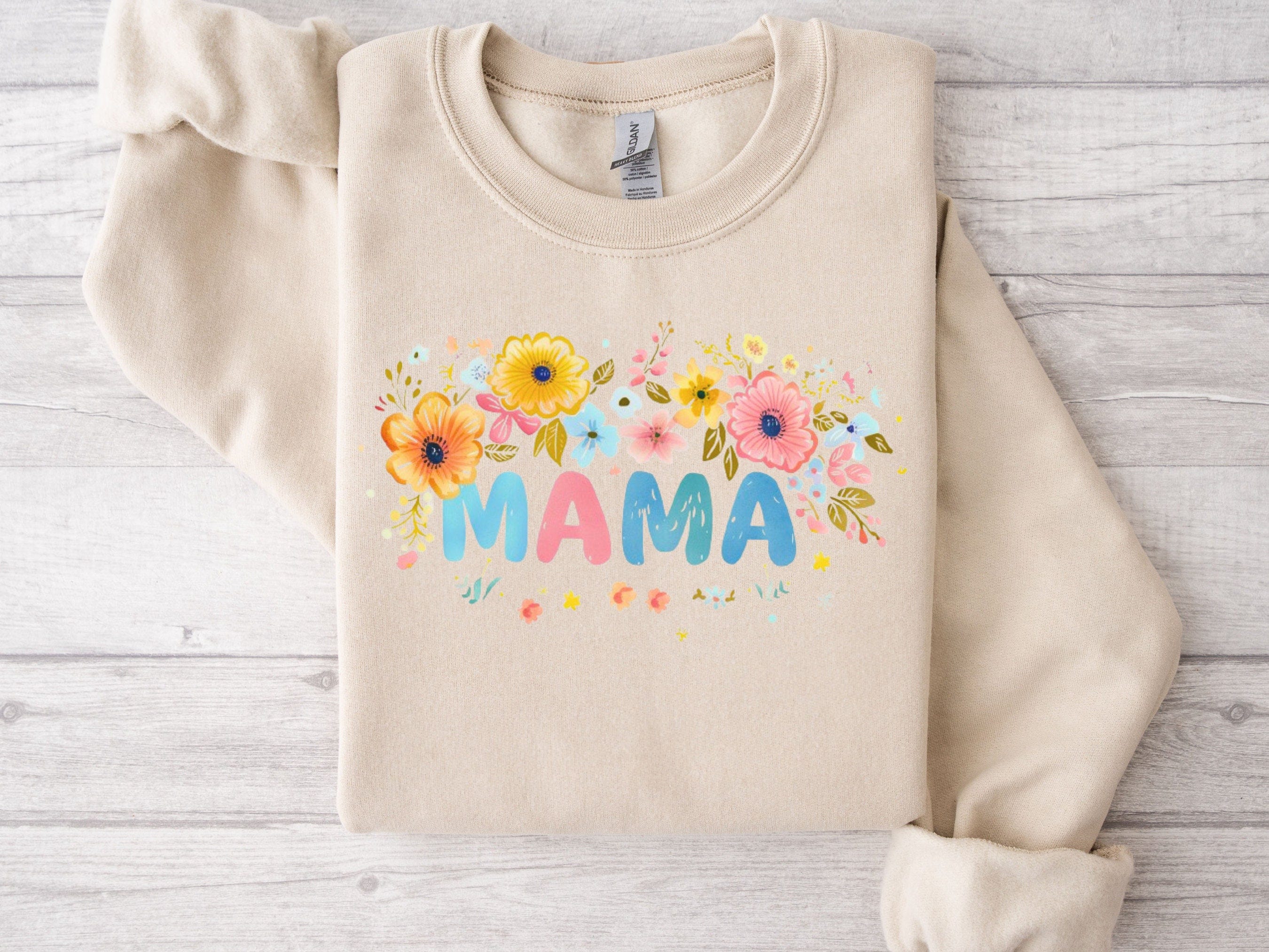 Floral Mama PNG, Retro Mama Flower Png, Mama Floral Png, Mothers day Png, Mama PNG, Mama Graphic,  Mama Graphic, Mama Groovy