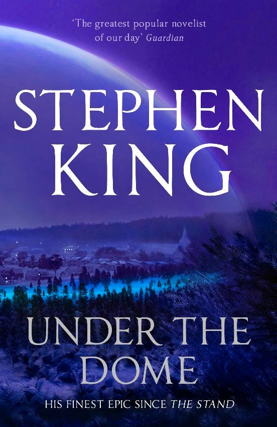 Capa americana do romance de Stephen King