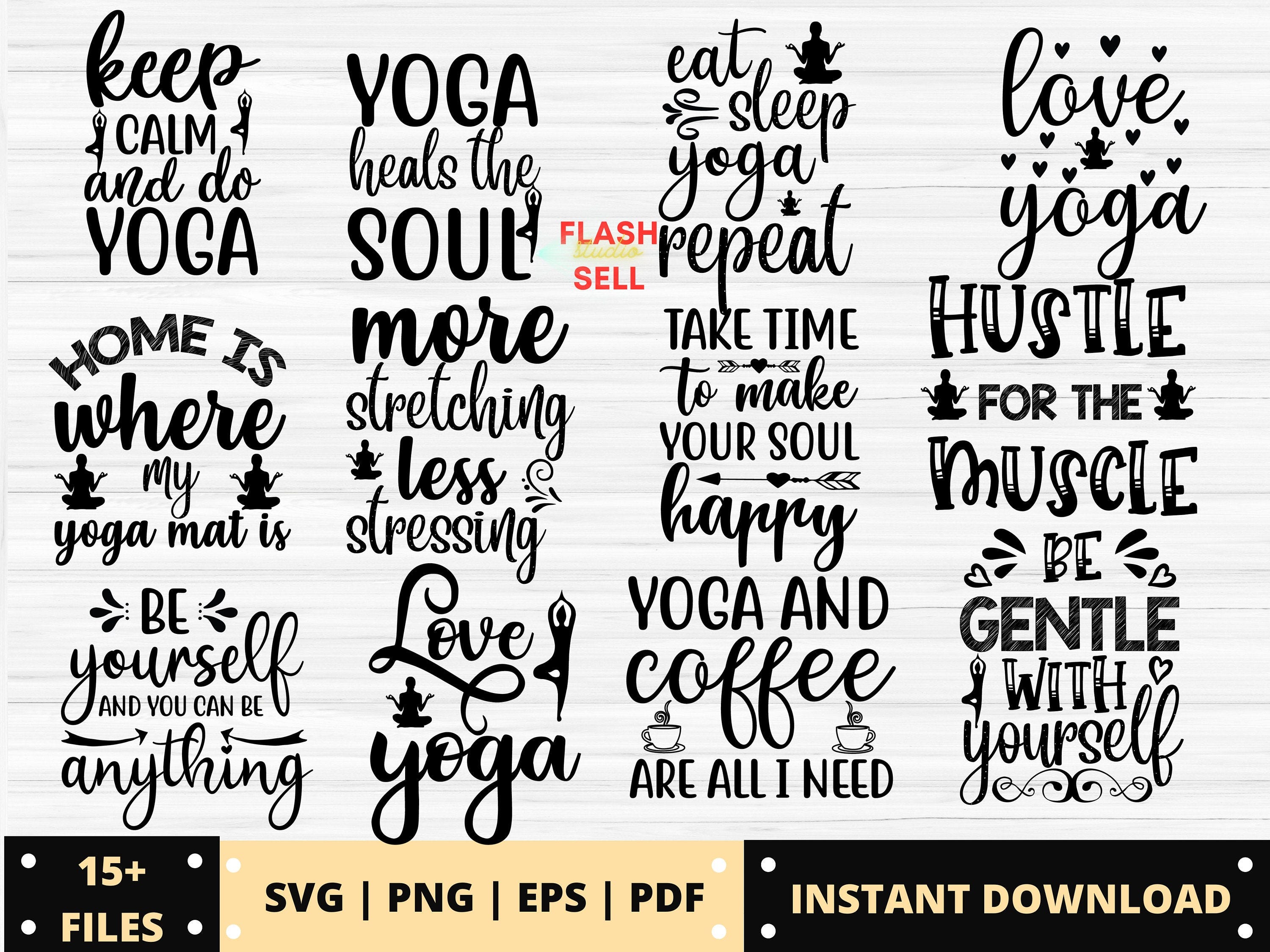 BUY 2 GET 1 FREE, 15+ meditation svg bundle, inhale exhale svg, self love svg, hustle svg, mental health svg, namaste svg, yoga svg, zen svg