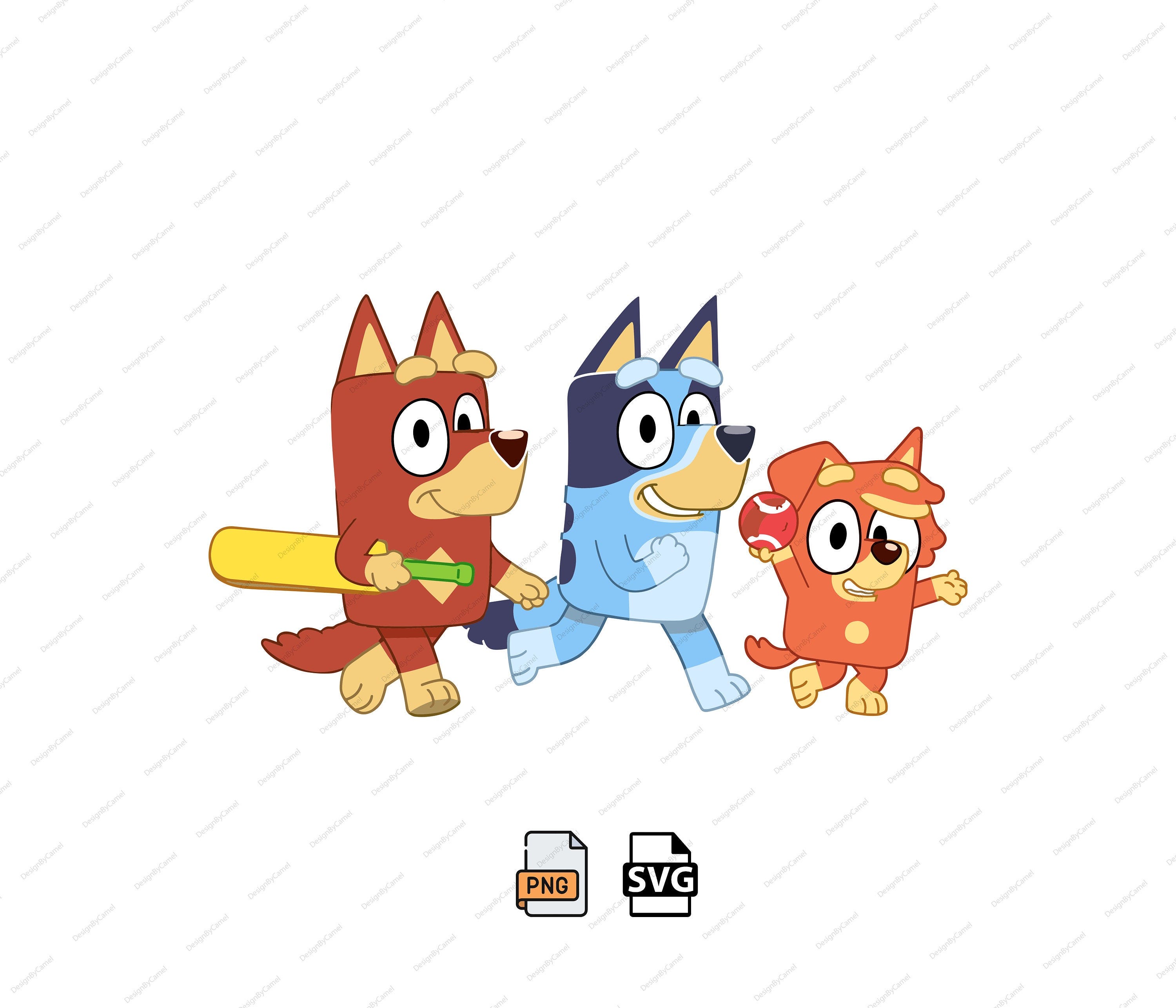 Bluey Family Png, Bluey Friends Png, Bluey Png, Bluey Ball Png, Bingo Png, Bluey Family Png, Bluey and friends Png, Digital Download