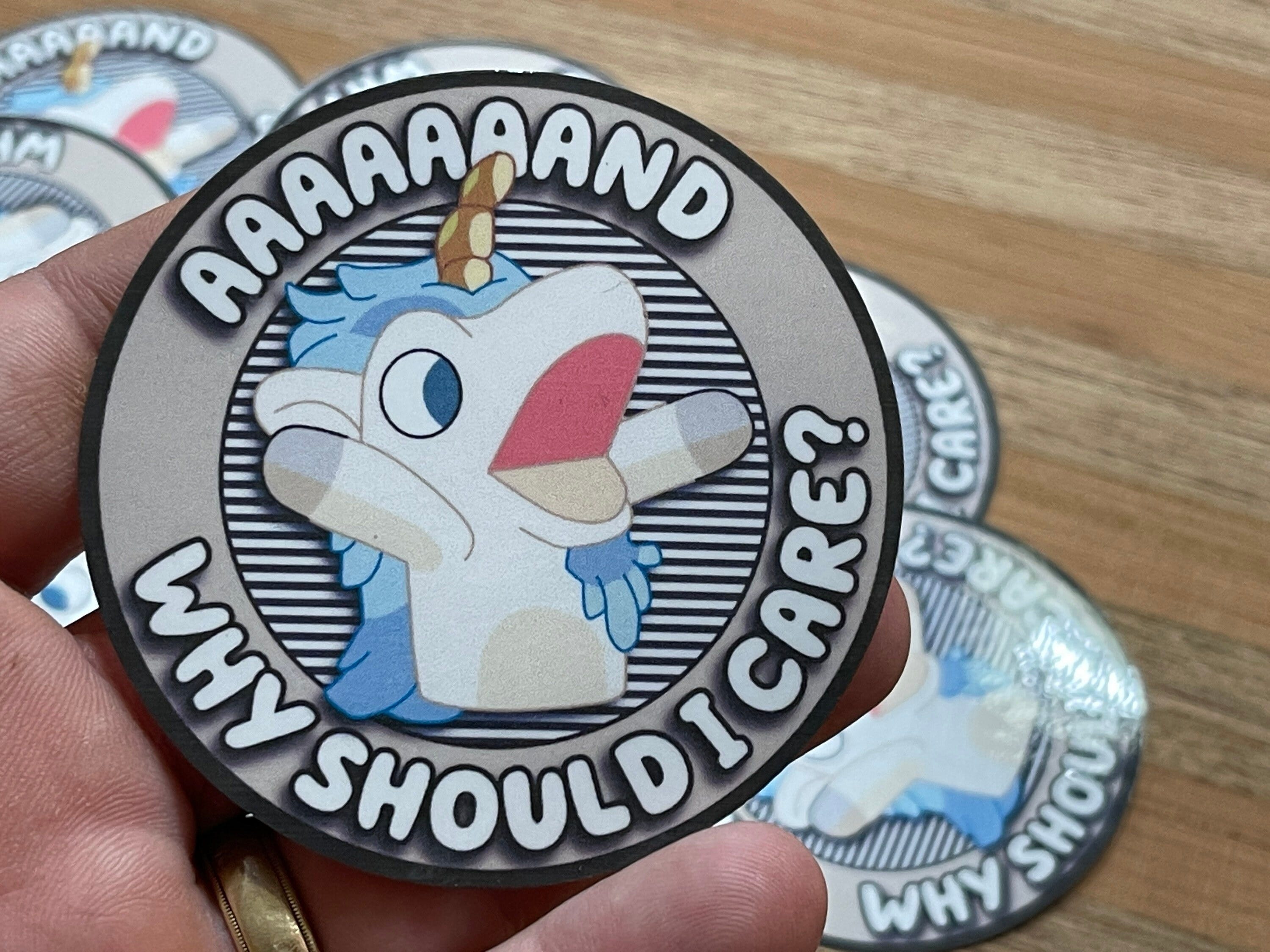 Unicorse Round Stickers