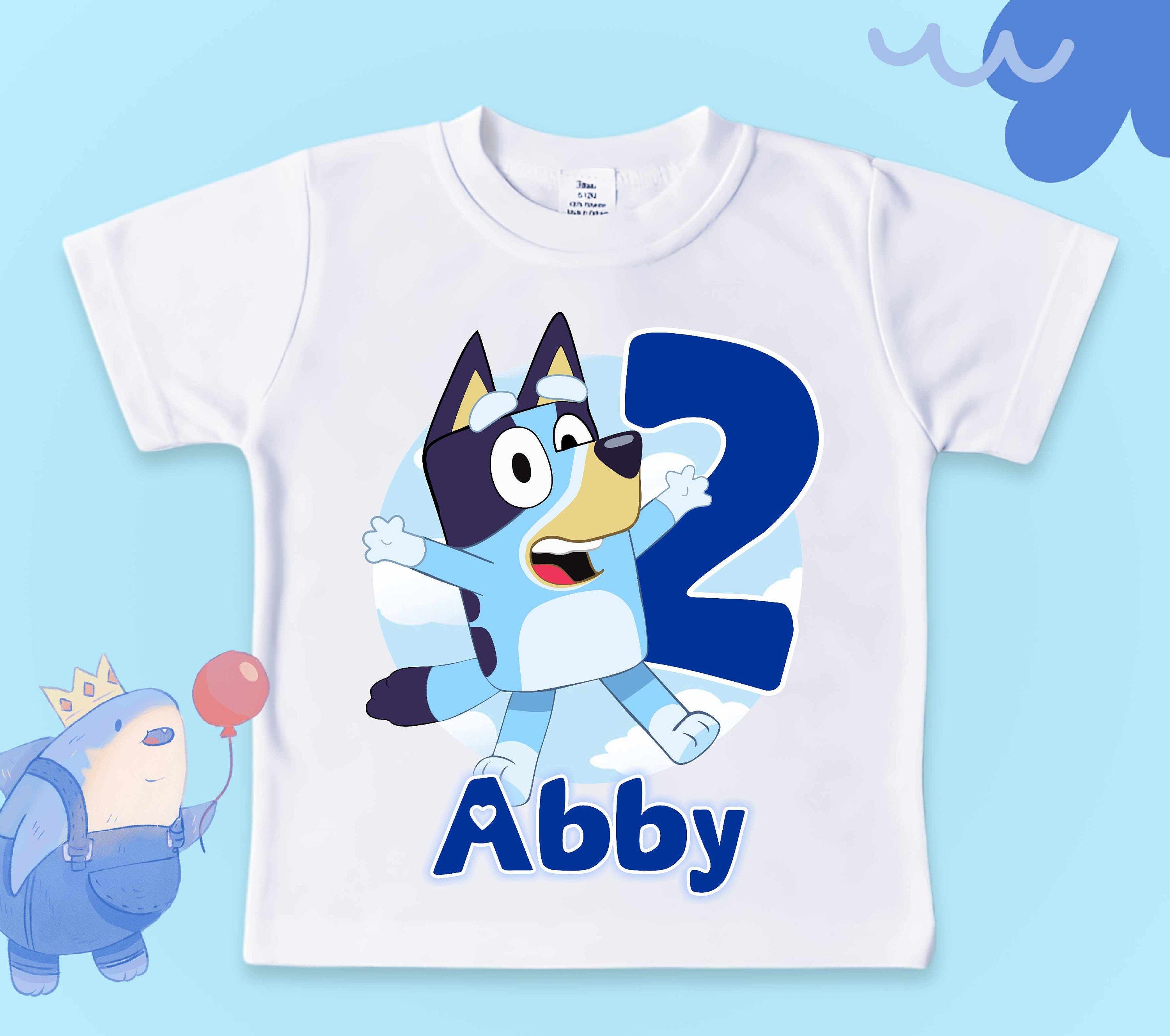 Blue Dog Birthday Shirt, Blue and Friends Birthday Shirt, Family Matching Shirt, Personalized Gift For Birthday, Unisex shirt, All Sizes