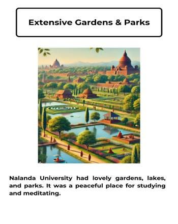 Extensive Gardens & Parks: