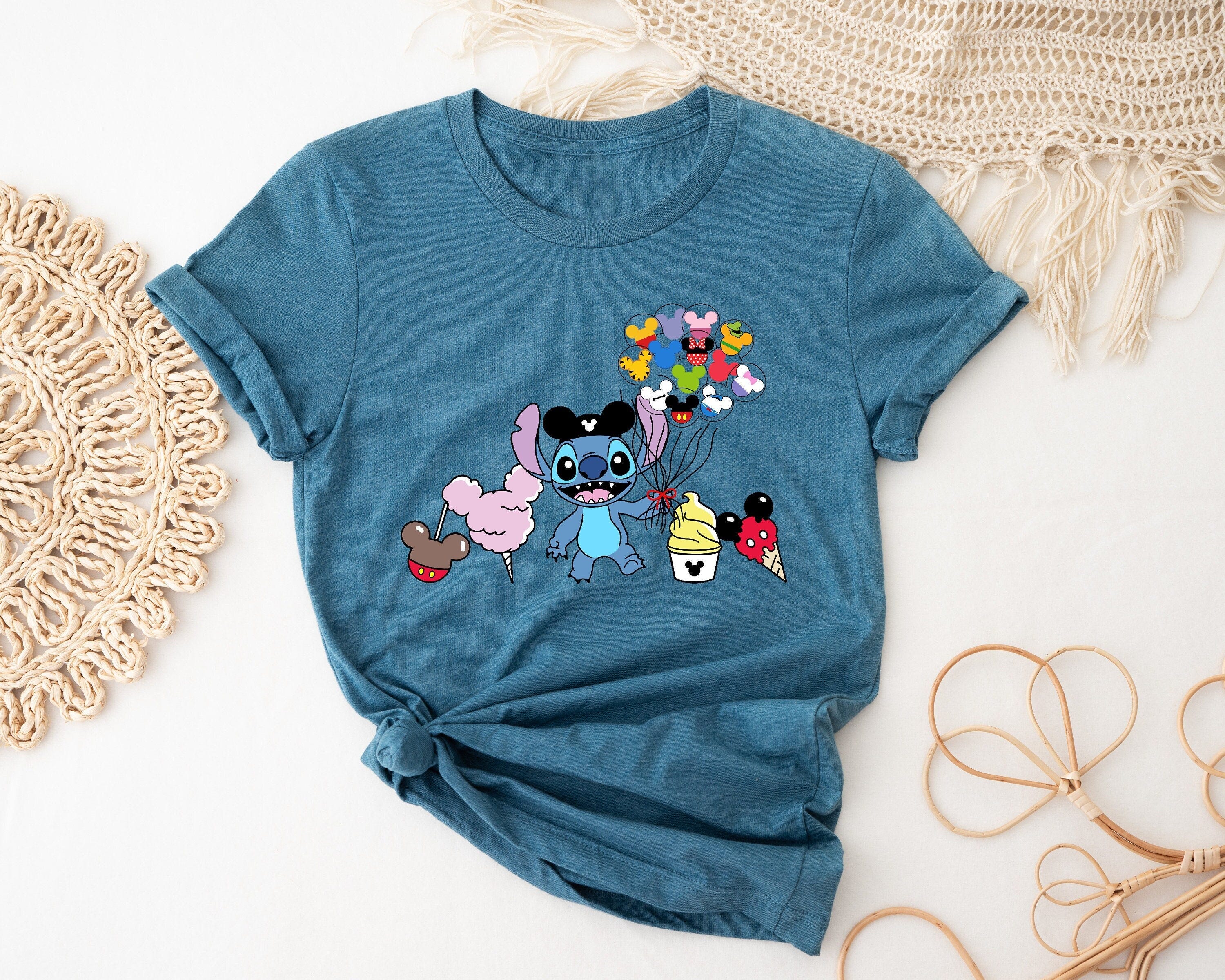 Stitch Shirt, Disney Shirt, Stitch Snacks Shirt, Stitch Balloon Shirt, Disney Snack Shirt, Disneyland Shirt, Disney Group Shirt, Stitch