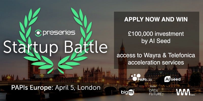 Image result for papis london ai startup battle