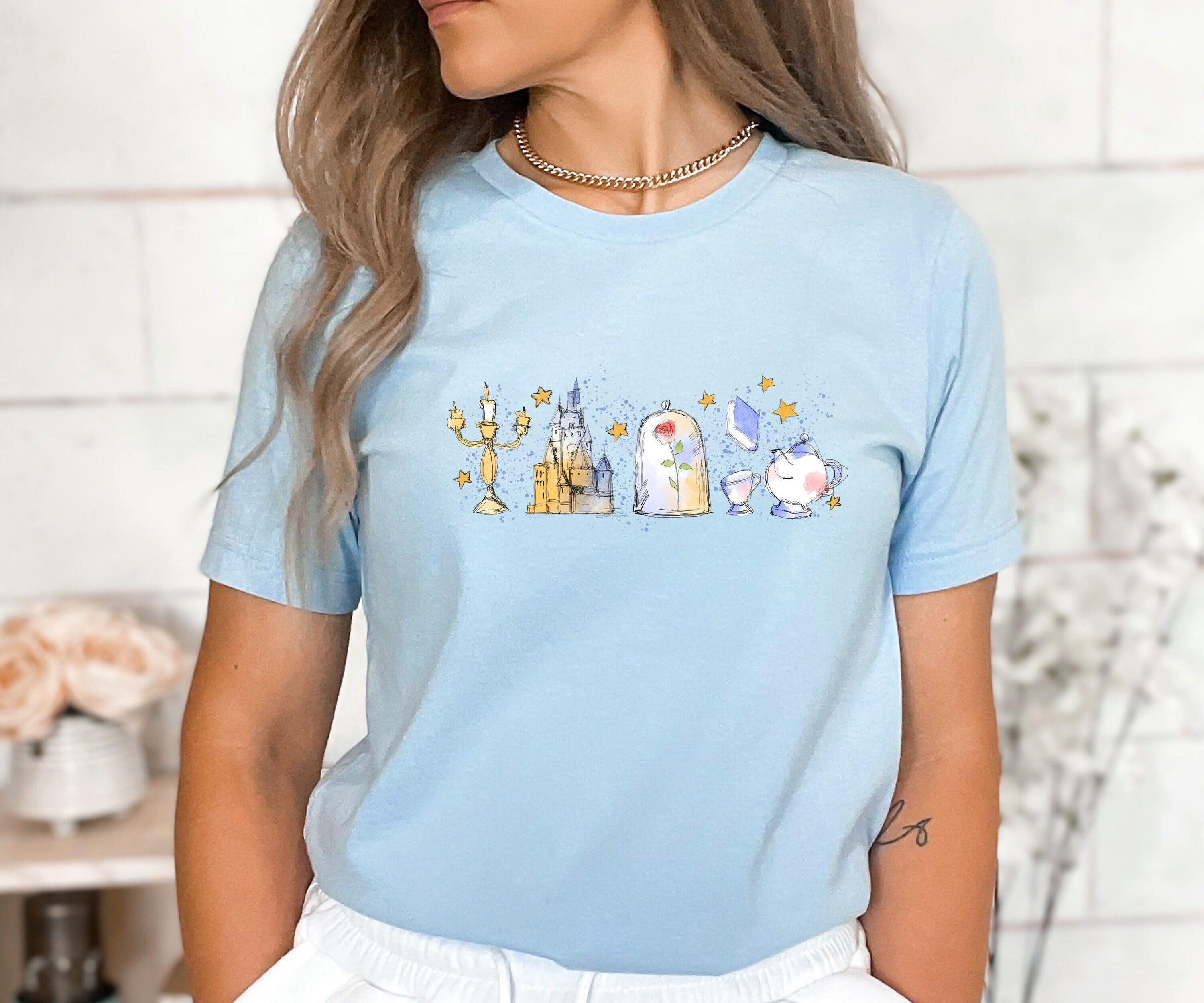 Beauty and the Beast Characters Shirt, Disney Princess Belle Fall Shirt, Belle Disney World Shirt, Disneyland Shirt, Disney Belle Shirt,