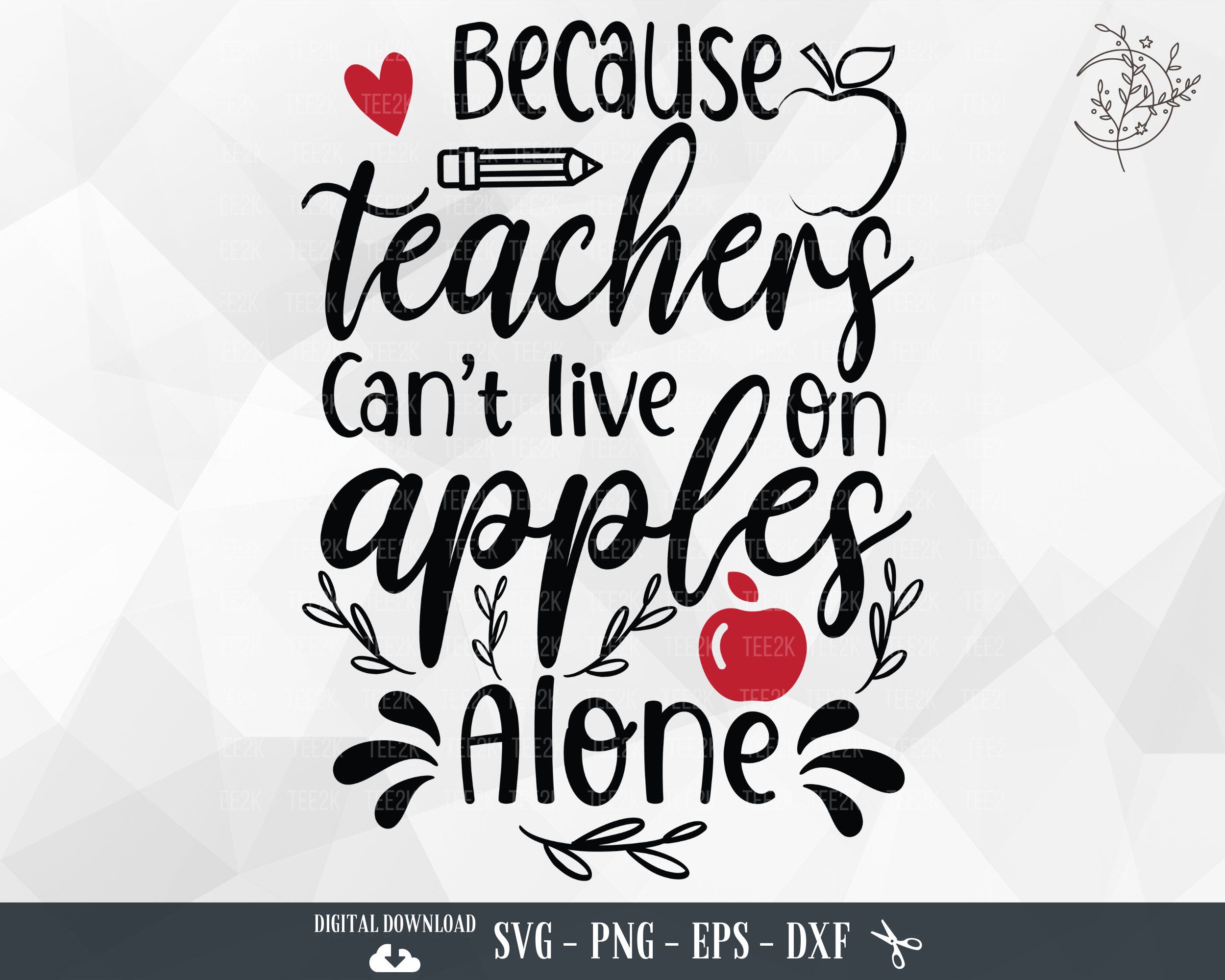 Teacher SVG, Because Teachers Can