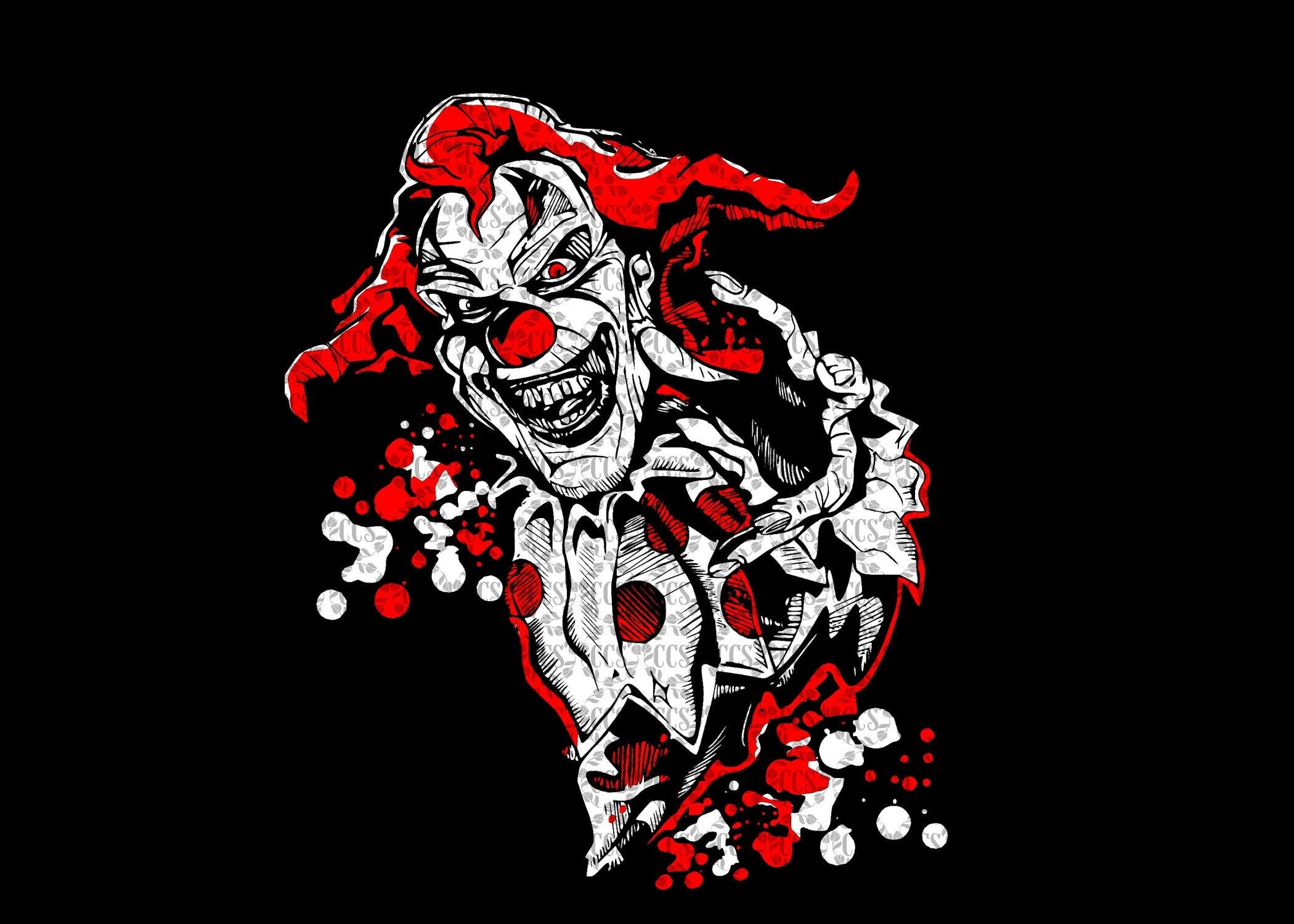 Download HHN Jack the Clown SVG