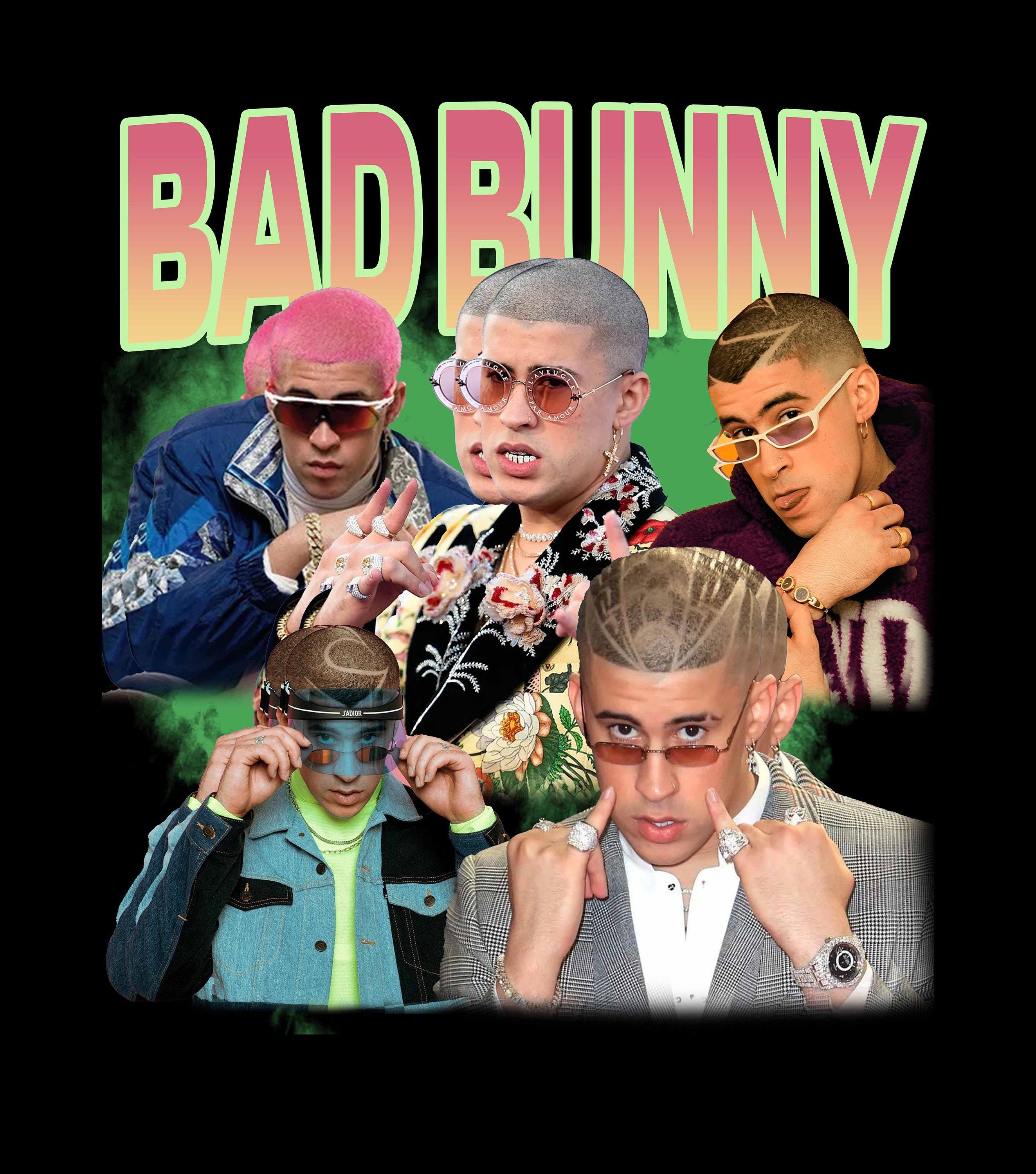 Bad Bunny | T-Shirt PNG | Bootleg T-Shirt PNG | Printable Bootleg T-Shirt Design | Benito | Hip-Hop | Instant Download and Ready To Print