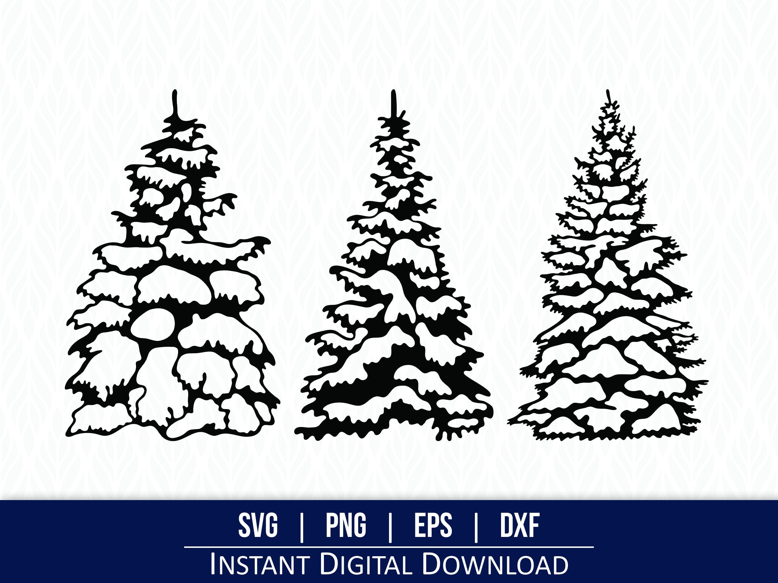 Christmas Tree - Instant Digital Download - svg, png, dxf and eps included!