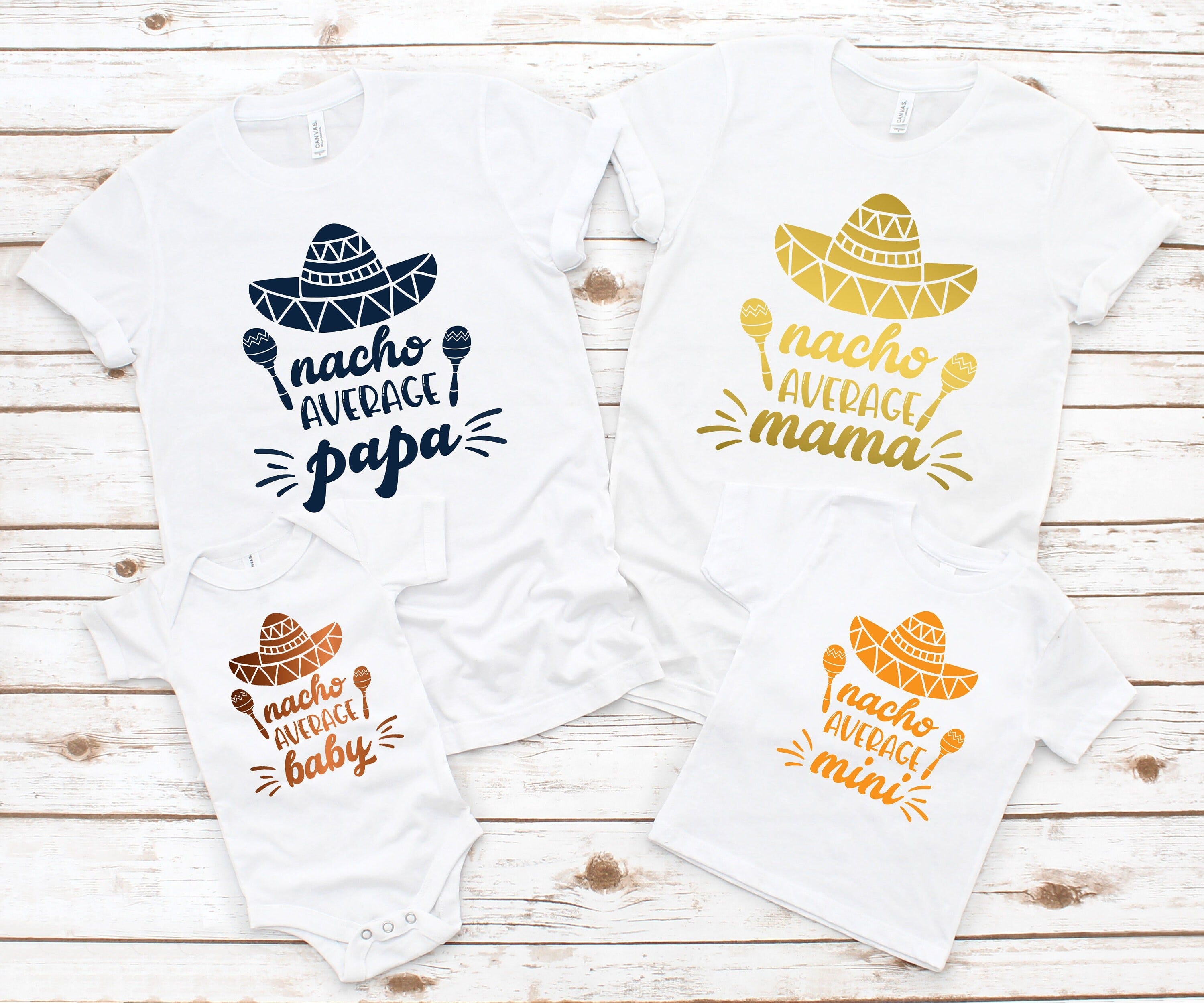 Nacho Average Family Shirt, Nacho Average Family Outfits, Matching Family Shirt, Nacho Average Lover Shirt, Mexican Food Lover Shirt